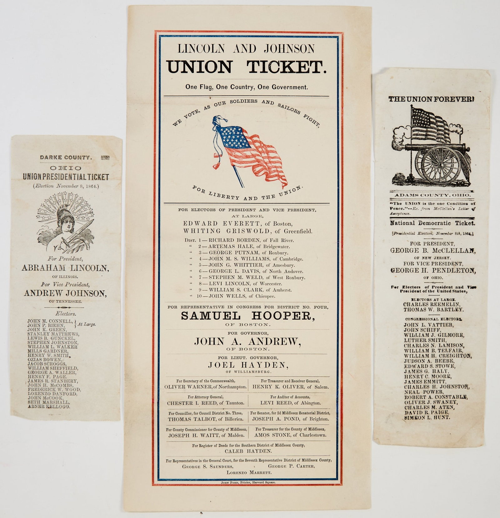 Broadside for Lincoln's second campaign (1 of 2)