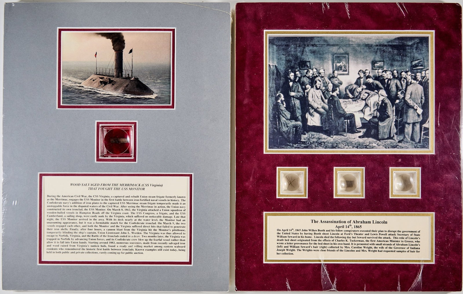 Lincoln assassination relic presentation (1 of 5)