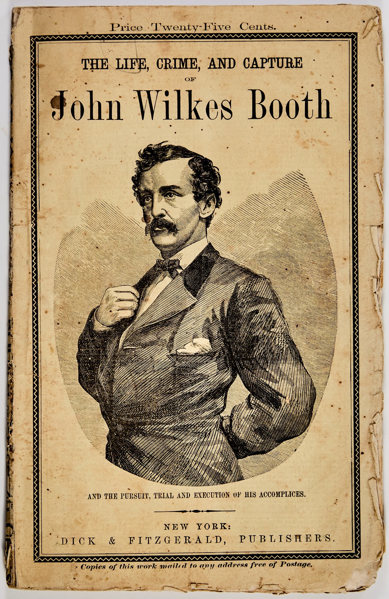 The rarer issue of The Life, Crime and Capture of John Wilkes Booth (1 of 5)