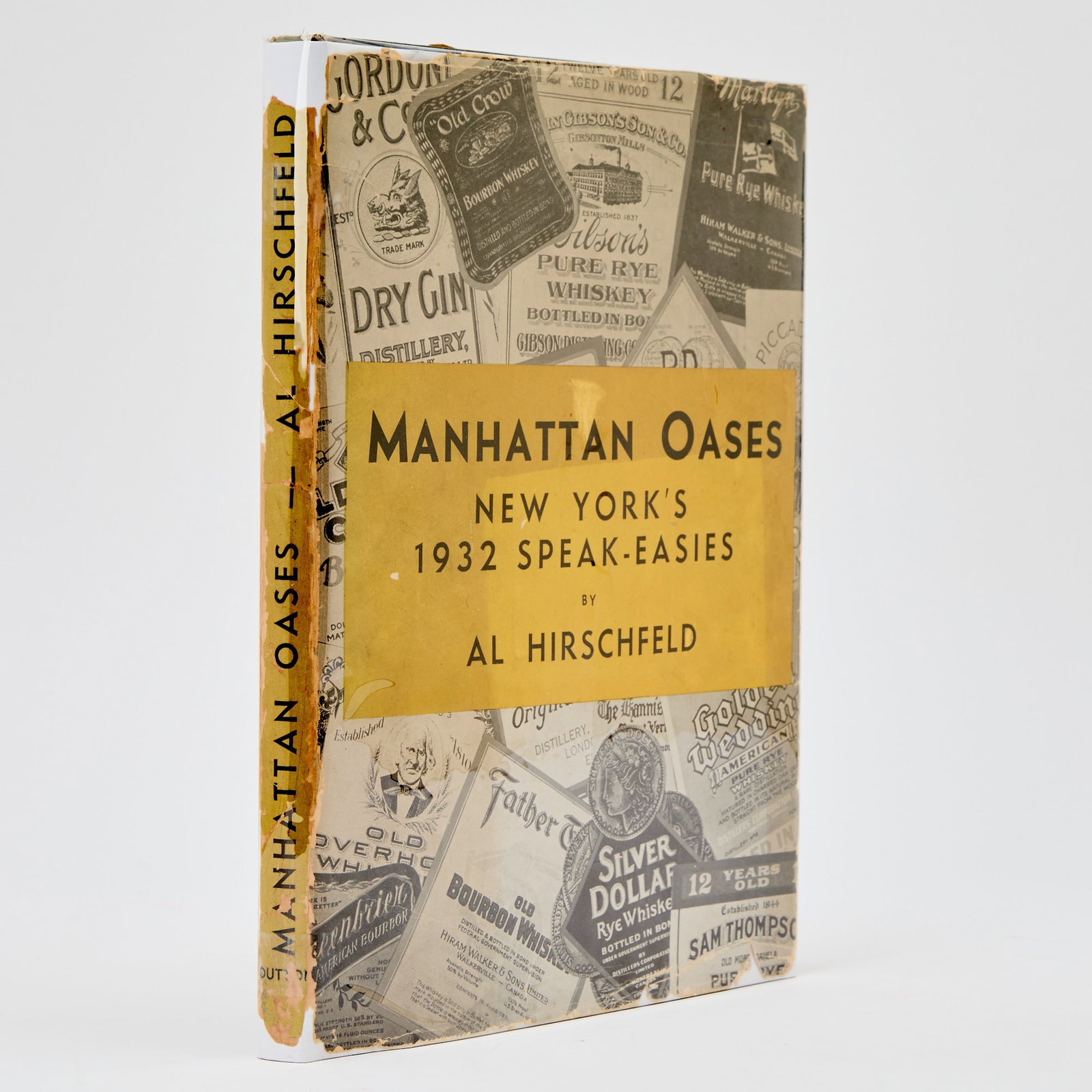 Al Hirschfeld's rare prohibition era book on Manhattan speakeasies (1 of 6)