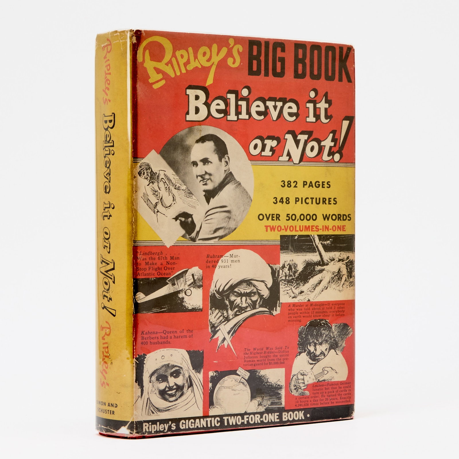 An inscribed copy of Robert Ripley's Big Book: Believe It or Not! (1 of 3)