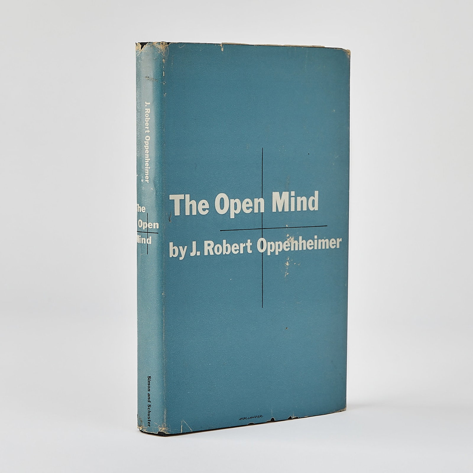 A signed first edition of Oppenheimer's The Open Mind (1 of 2)