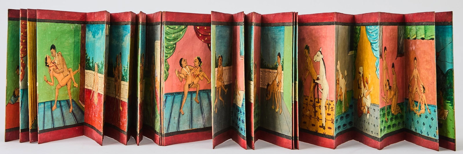 Indian erotic manuscript drawings (1 of 3)