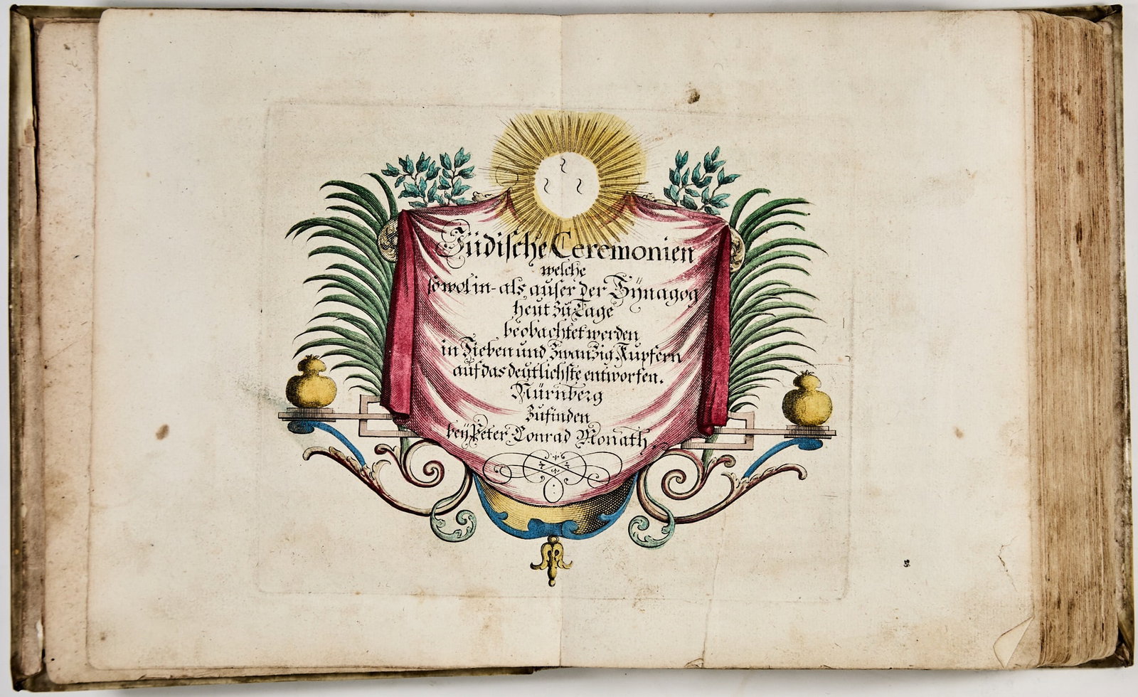 Jewish ceremonies in fine hand-colored engravings - 3