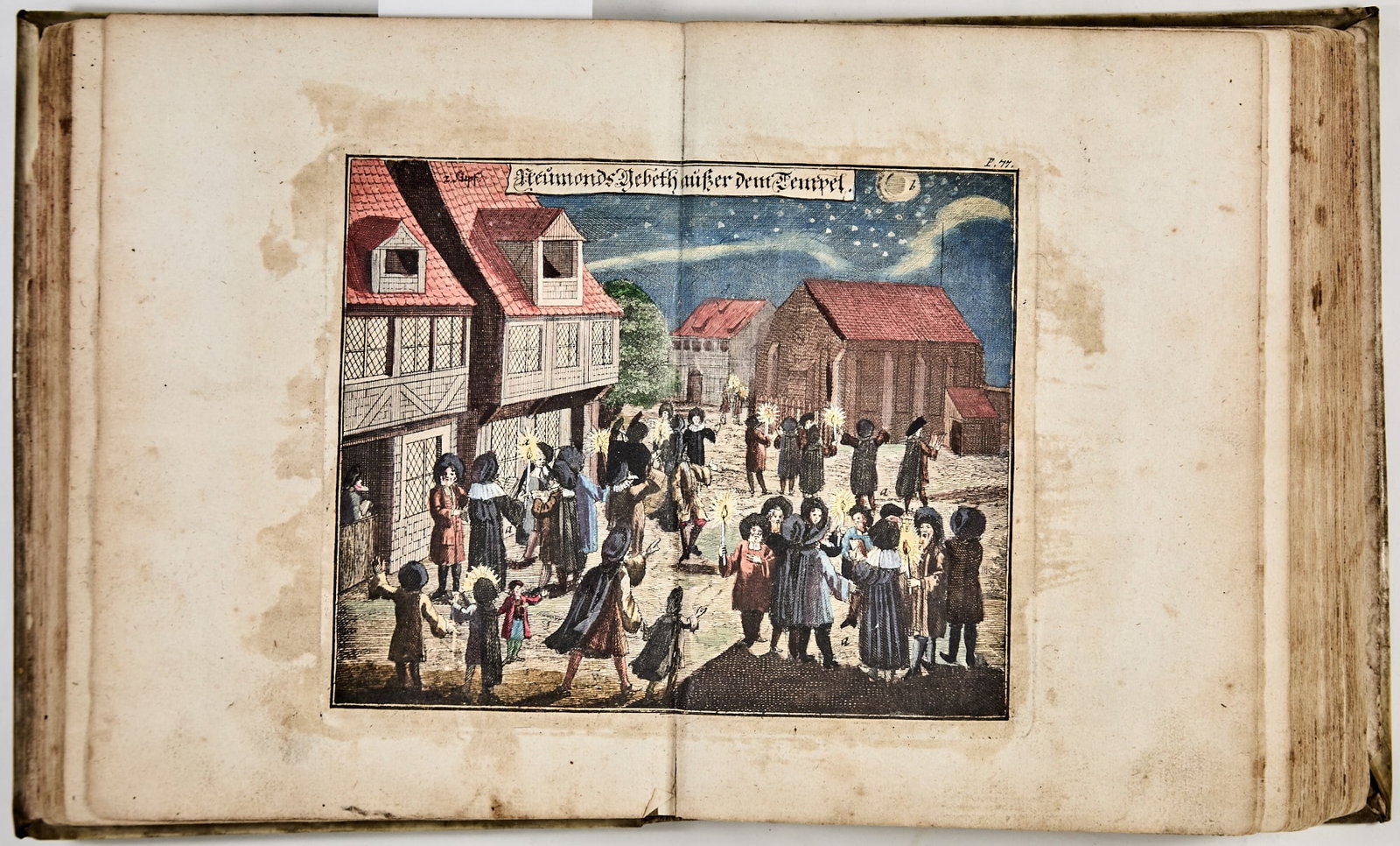 Jewish ceremonies in fine hand-colored engravings - 4