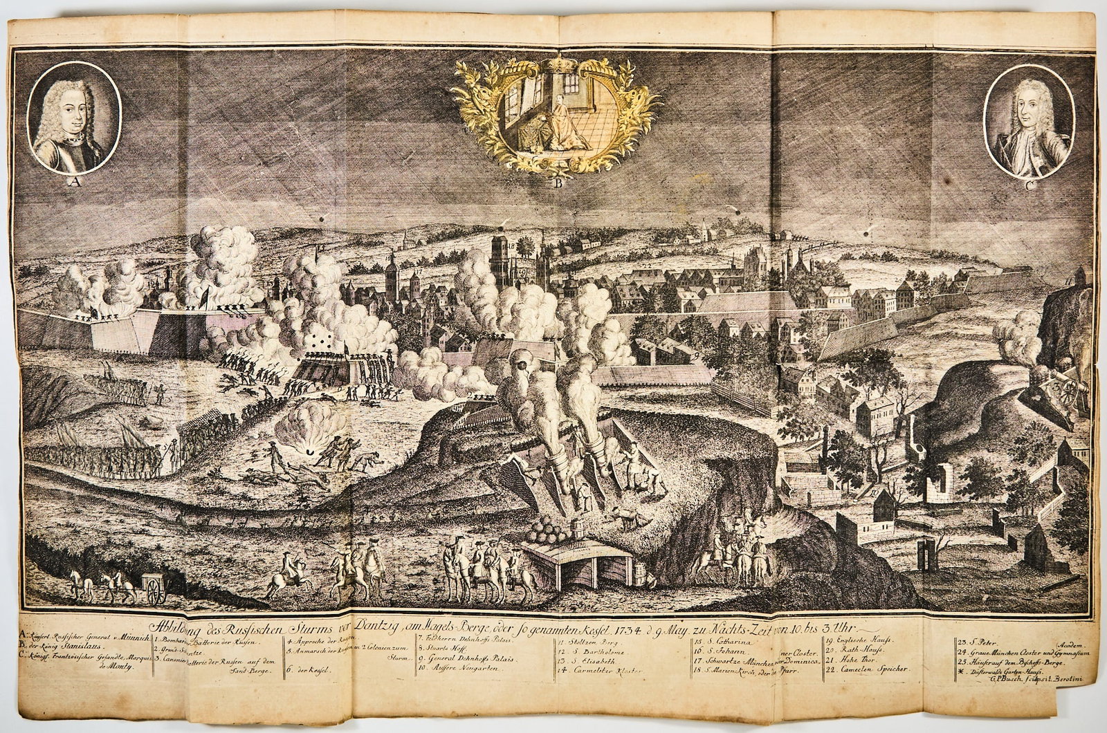 An illustrated account of the Siege of Danzig (1 of 4)