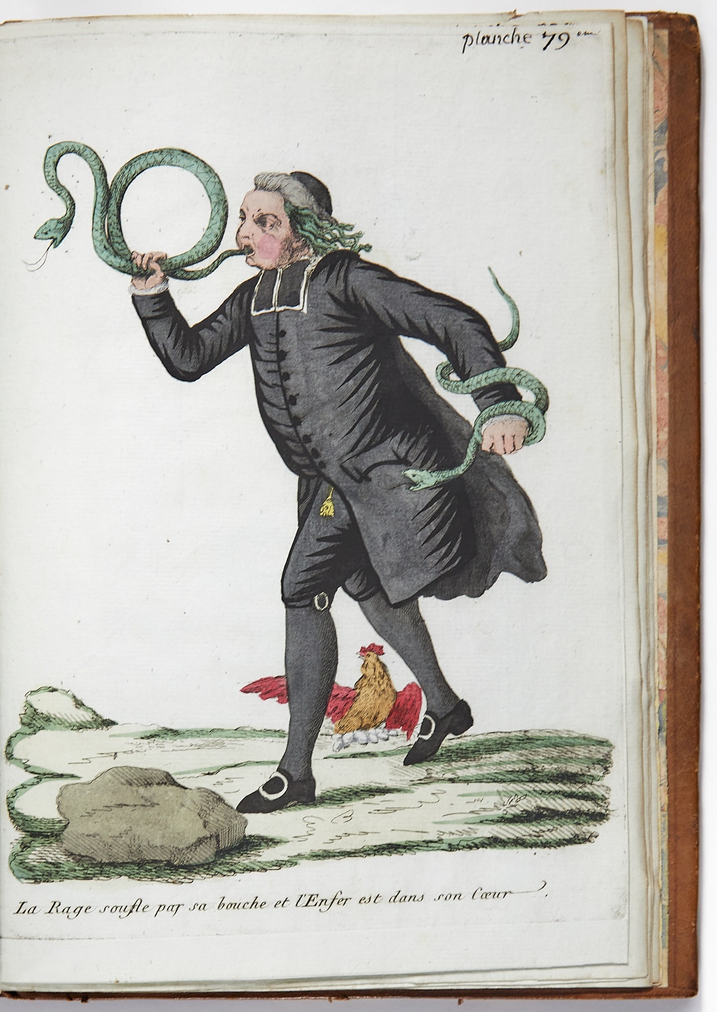 An extraordinary visual account of the French Revolution: [CARICATURE—FRENCH REVOLUTION] PARENT, AUBERT. Recueil D'Estampes Satiriques et Plaisantes Gravé A L'Occasion De La Grande Revolution Opéré en L'Année A Jamais Memorable M.DC