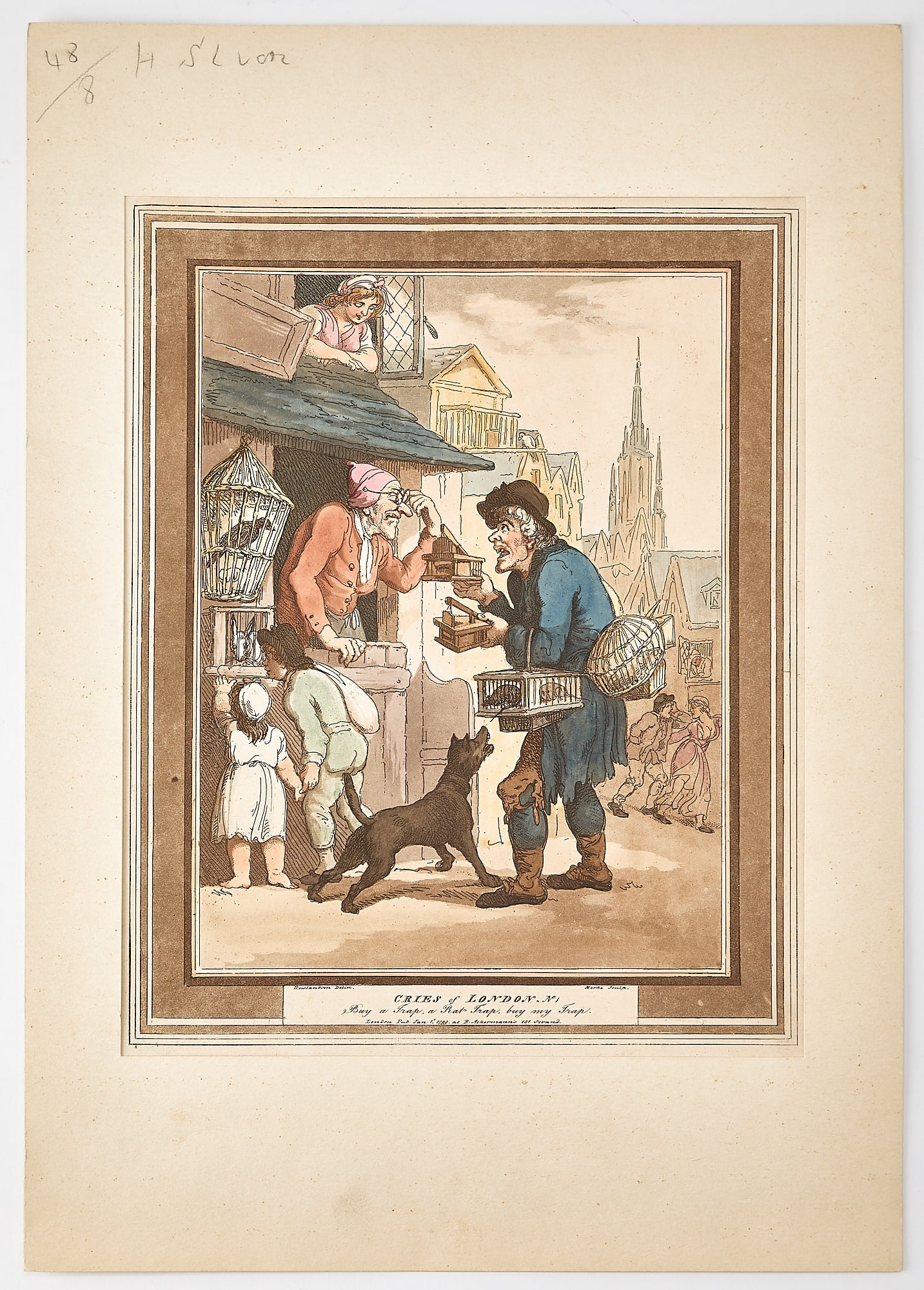 The Cries of London by Thomas Rowlandson (1 of 3)
