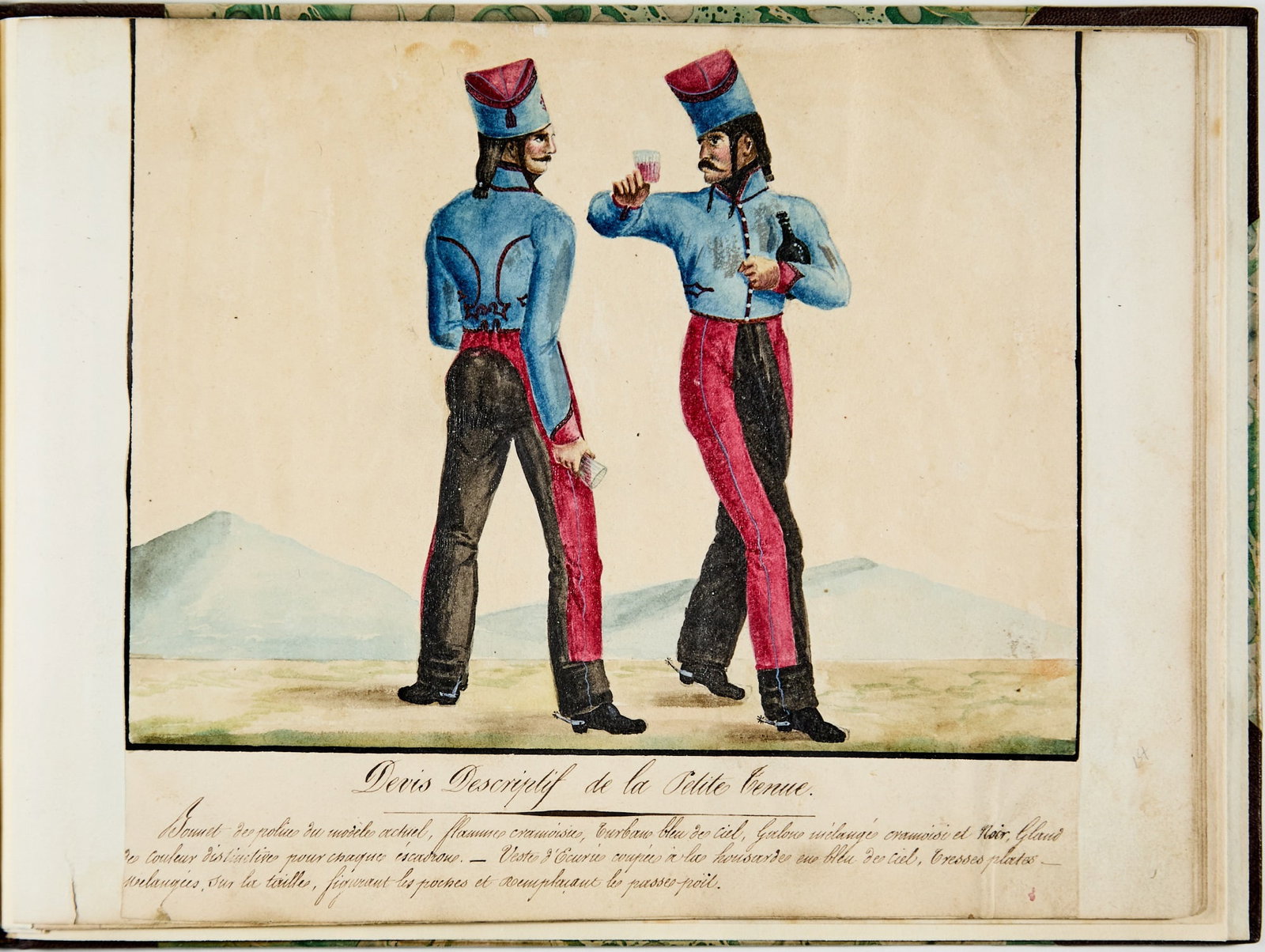 Delightful original drawings of the French military in Spain (1 of 4)