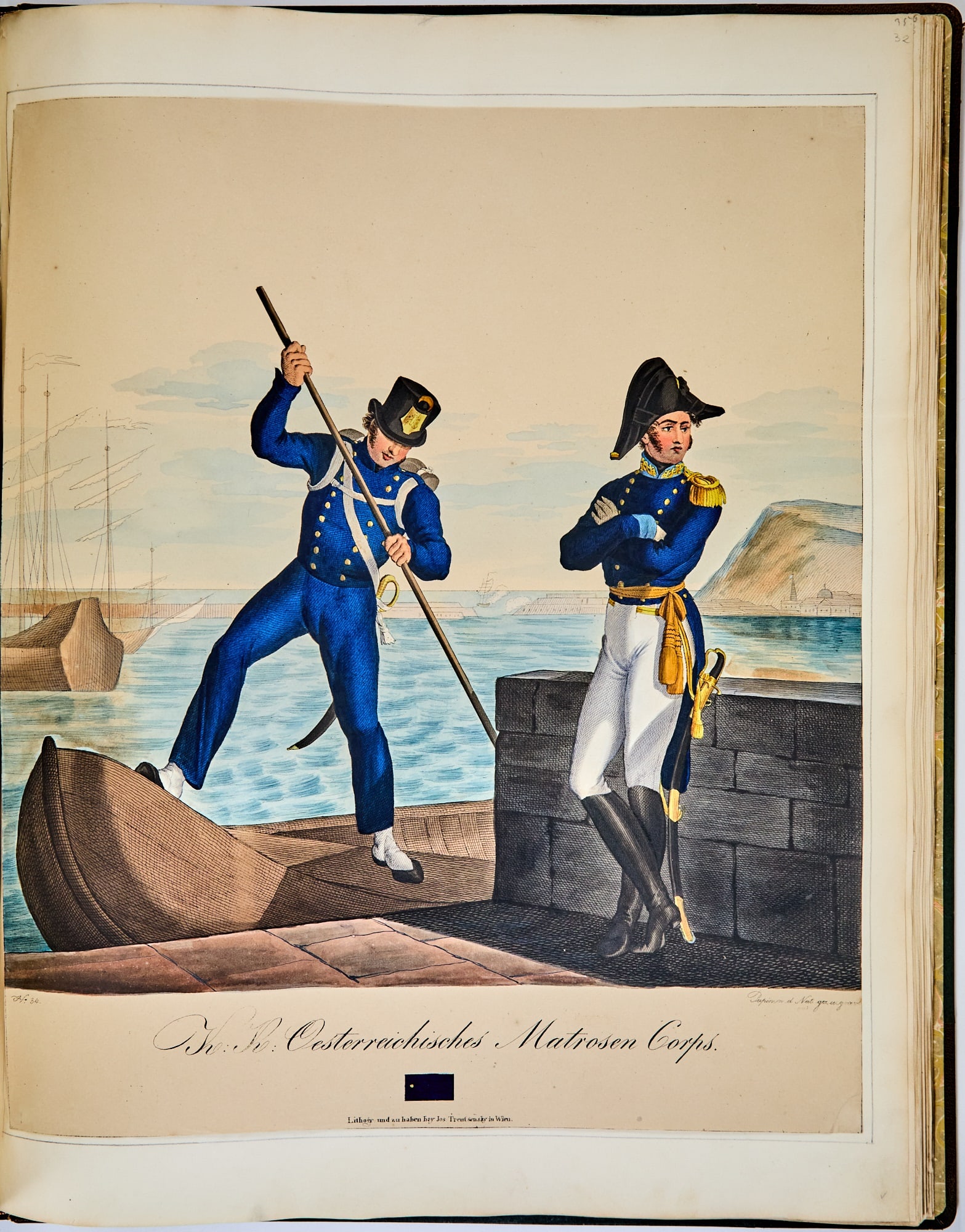 A magnificently hand-colored work on the Imperial-Royal Austrian Army (1 of 9)