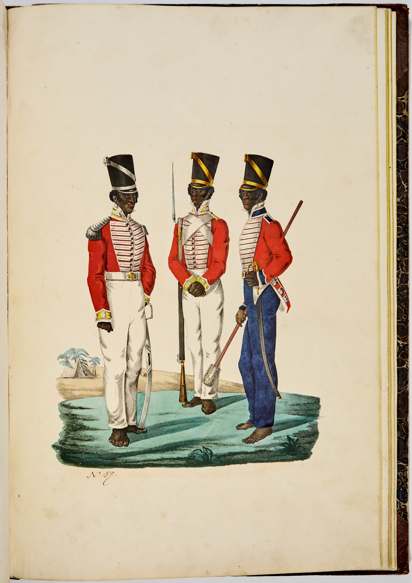 Uniforms of the Danish army and navy from 1829 (1 of 8)