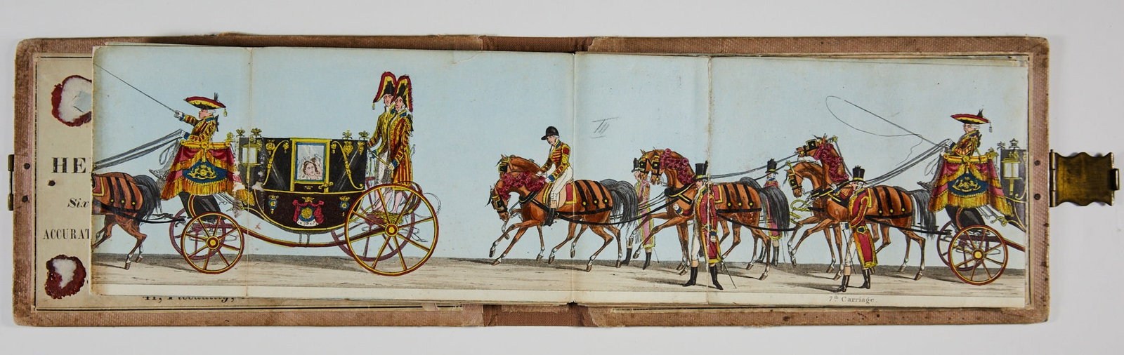 Panoramic strip of Queen Victoria's Coronation Procession towards Westminster Abbey: [PANORAMA - QUEEN VICTORIA] Fores' Correct Representation of the State