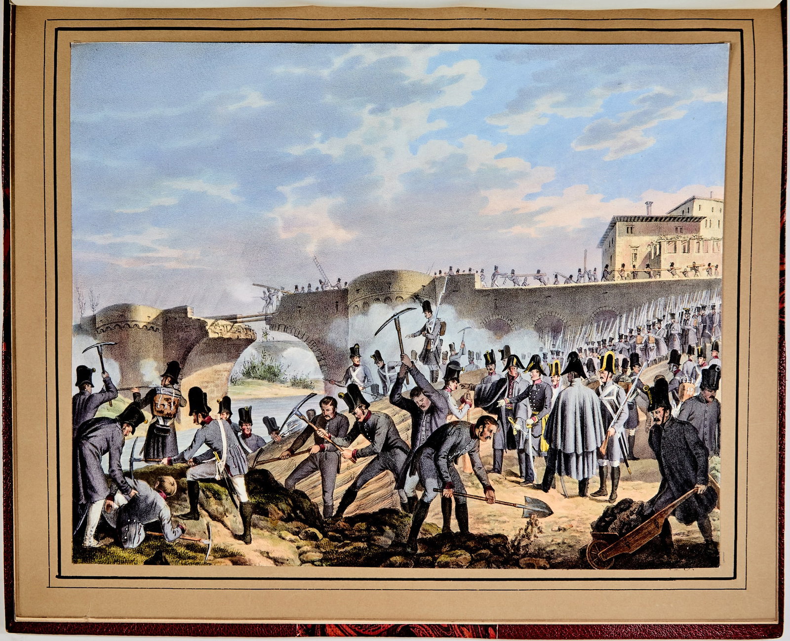 A scarce hand-colored suite of Austrian soldiers (1 of 3)