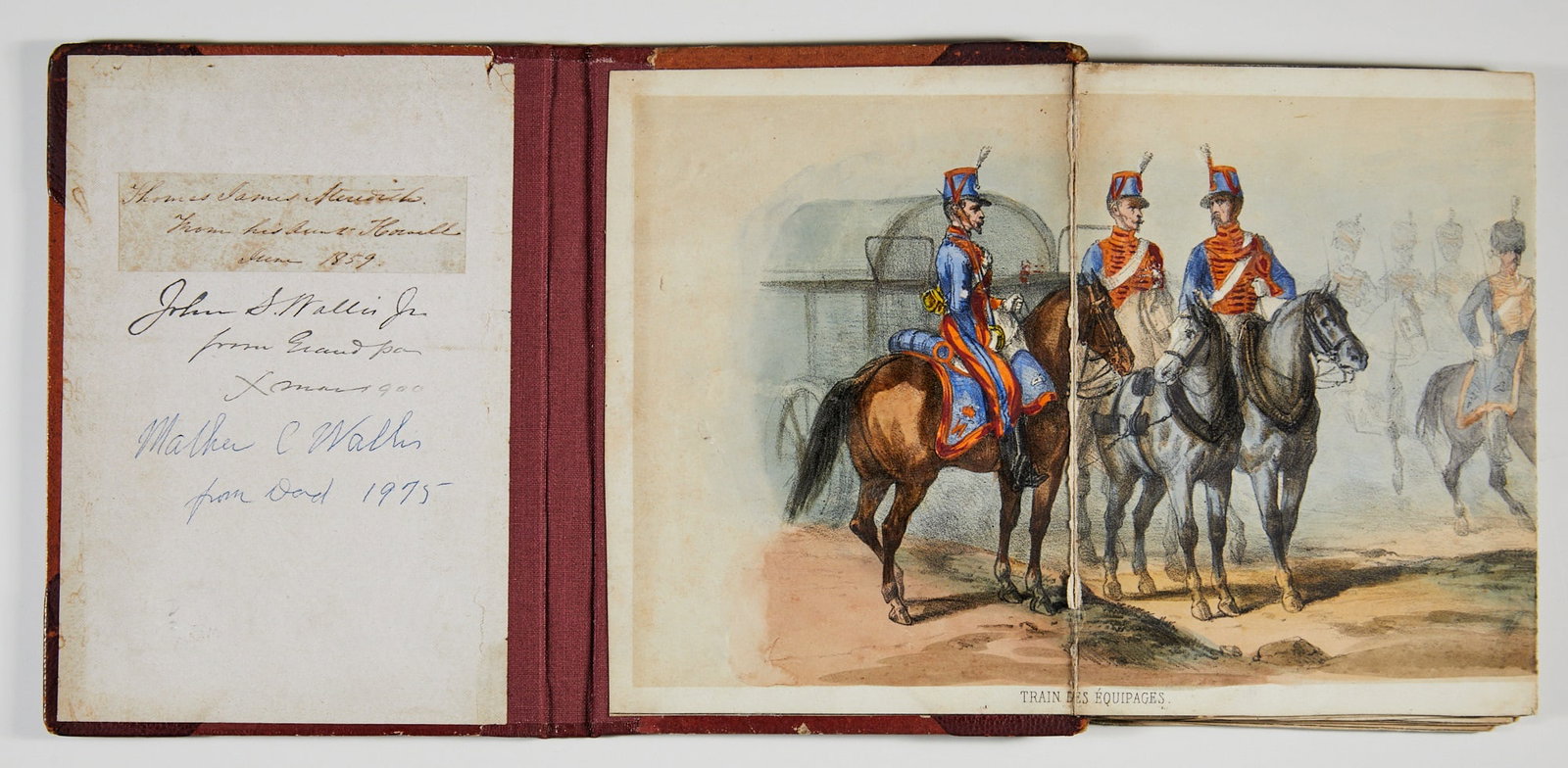 Napoleon III in parade with his army, a scarce panorama (1 of 16)