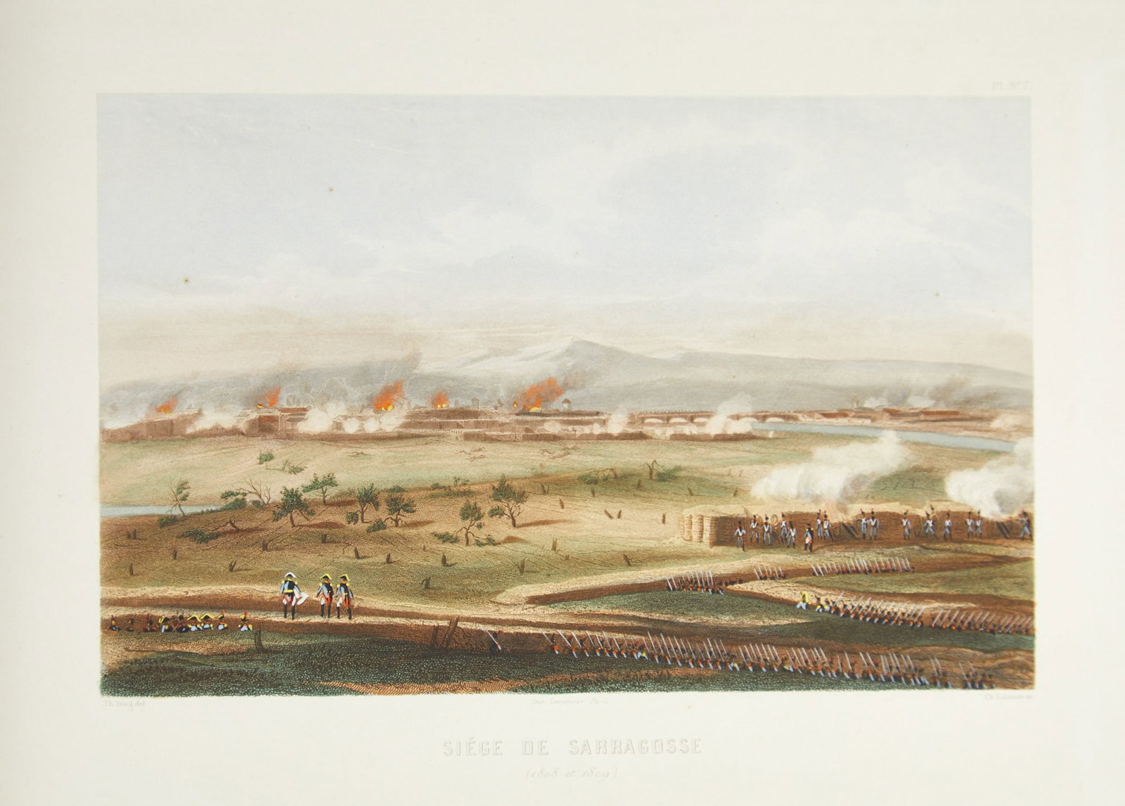 Two military color plate works, one with gorgeous views of Napoleonic Wars (1 of 3)