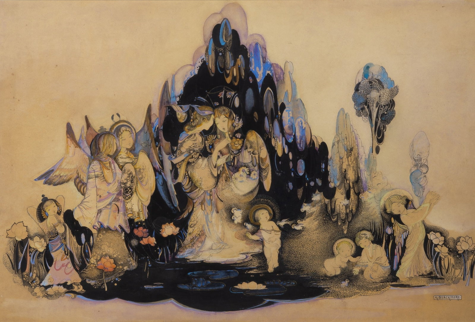 Katie Blackmore. The Lily Pond (1 of 4)