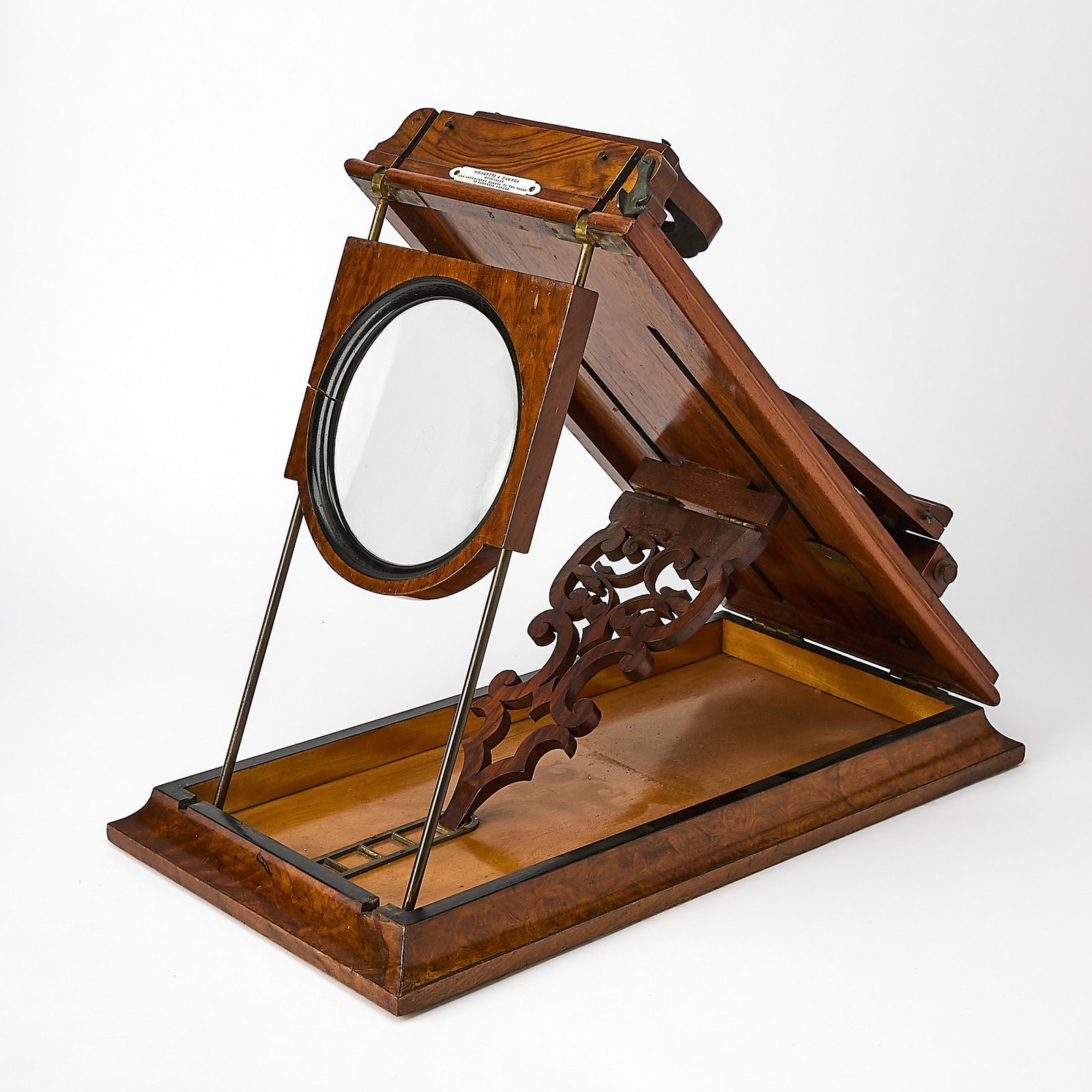 A Negretti and Zambra combination stereographoscope and graphoscope (1 of 5)