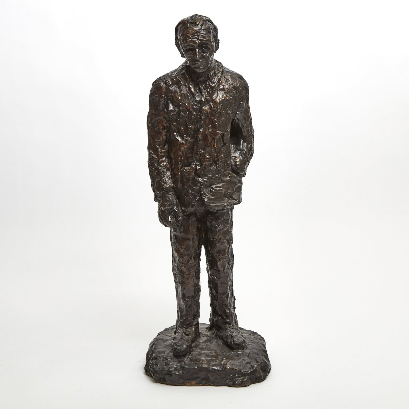 Arbit Blatas: Lithuanian/American, 1908-1999 Portrait of Maurice Utrillo Signed A BLATAS on the base Bronze Height 36 3/4 inches (93.3 cm)