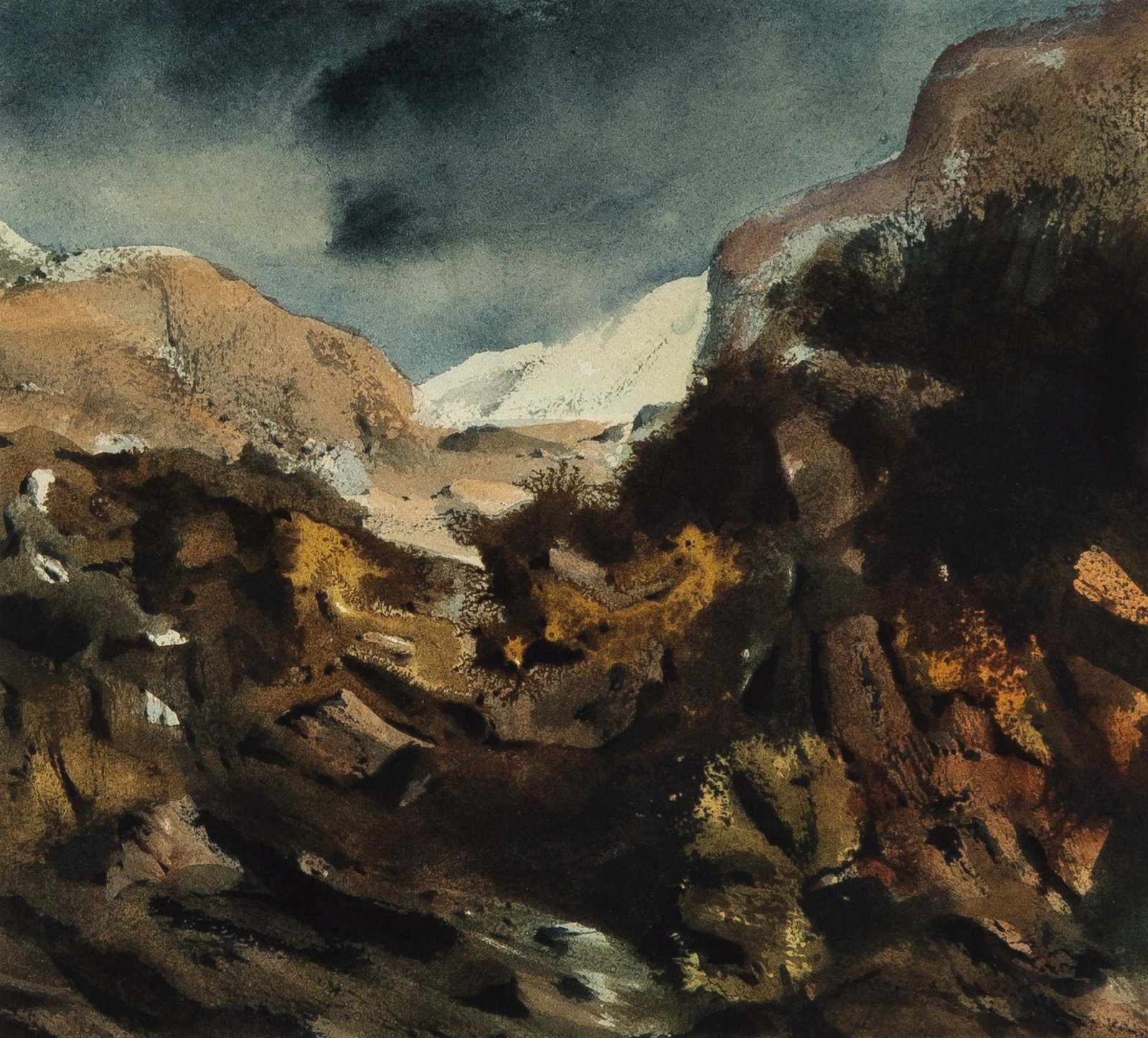 Fulvio Testa: Italian, b. 1947 Untitled, 1989 Watercolor on paper 7 7/16 x 8 3/16 inches (19 x 21 cm) Provenance: Claude Bernard Gallery, Ltd., New York, March 1990