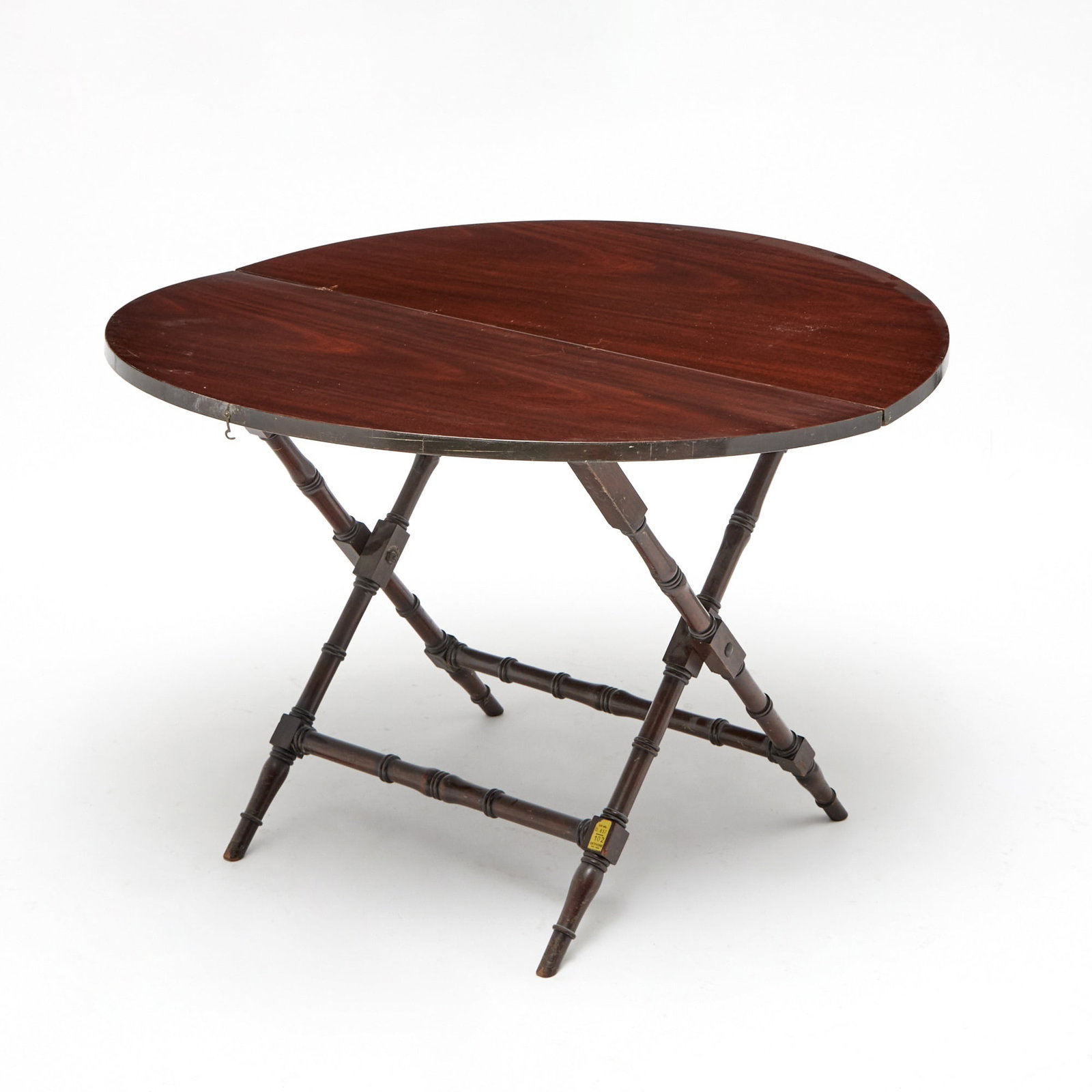 Regency Style Mahogany Fold Over Table (1 of 4)
