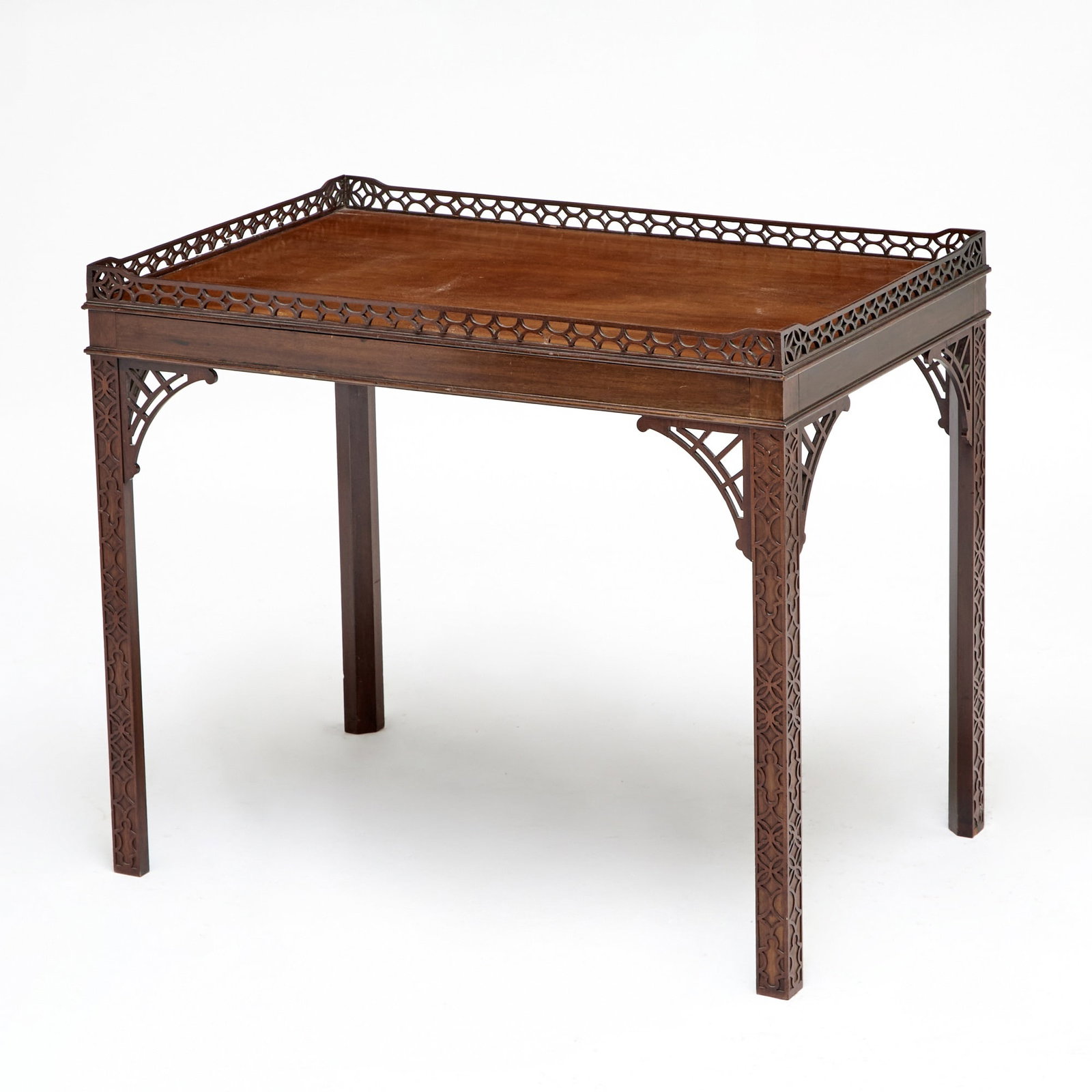 George III Style Mahogany Silver Table (1 of 2)