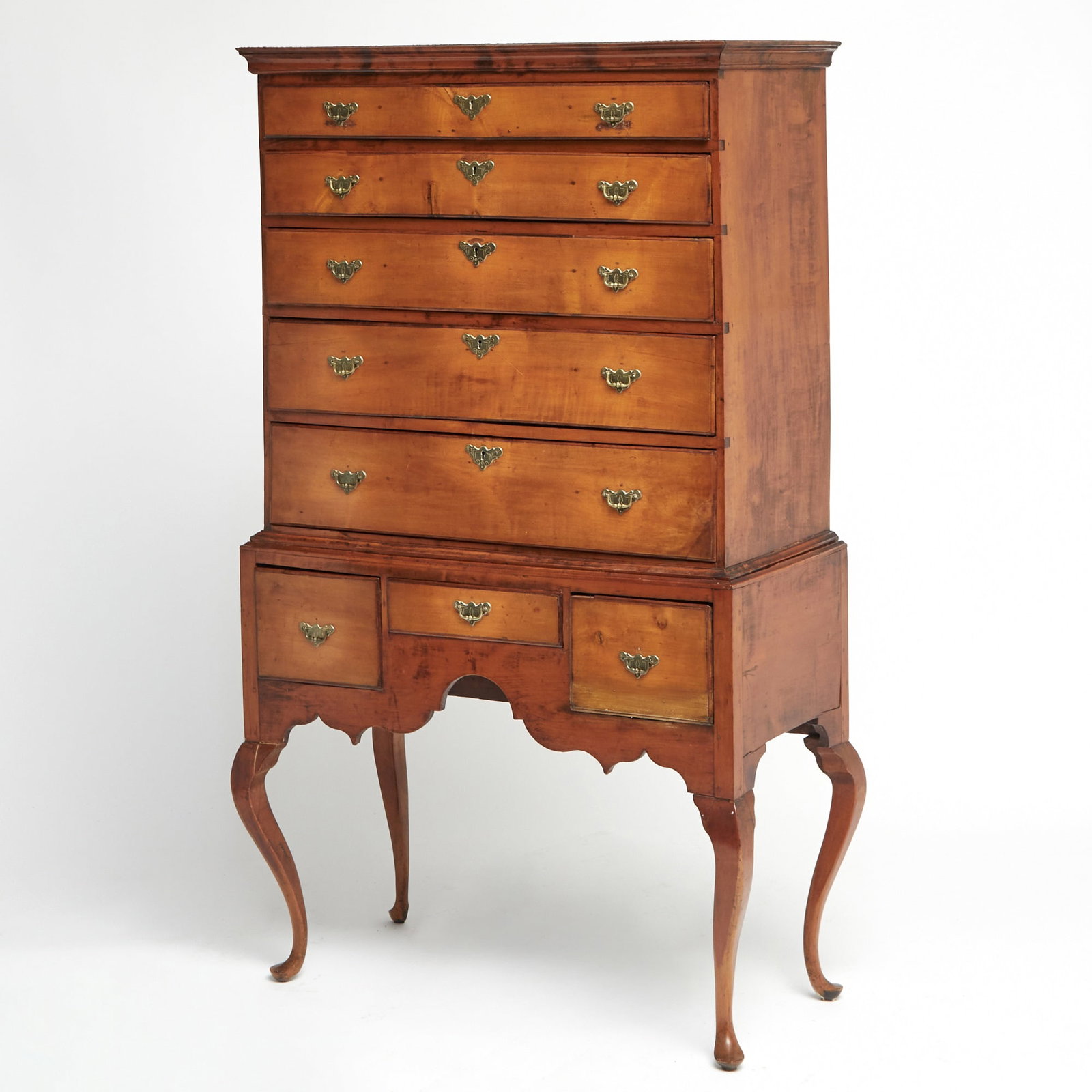 American Queen Anne Cherrywood Highboy (1 of 6)