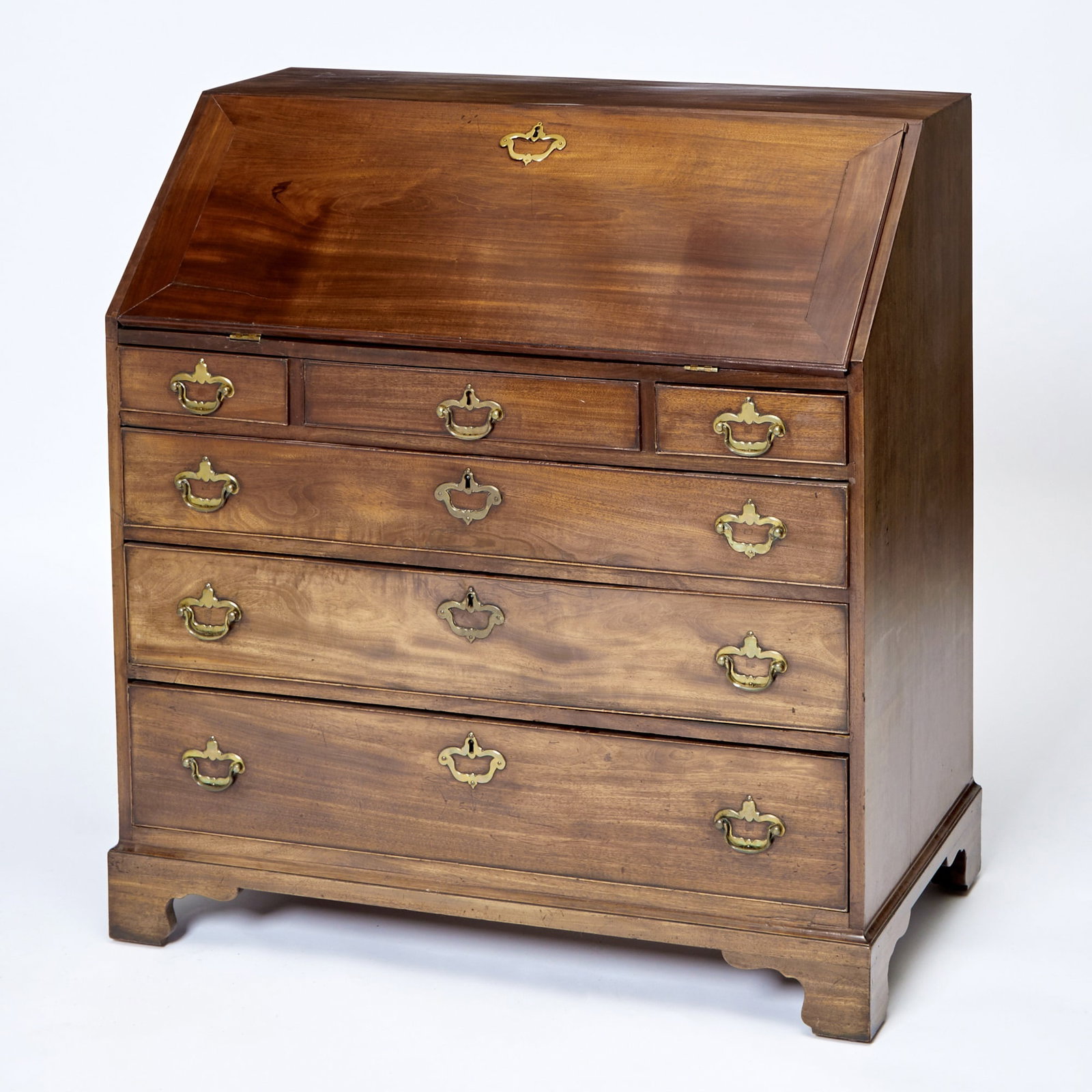 George III Mahogany Slant-Front Desk (1 of 6)