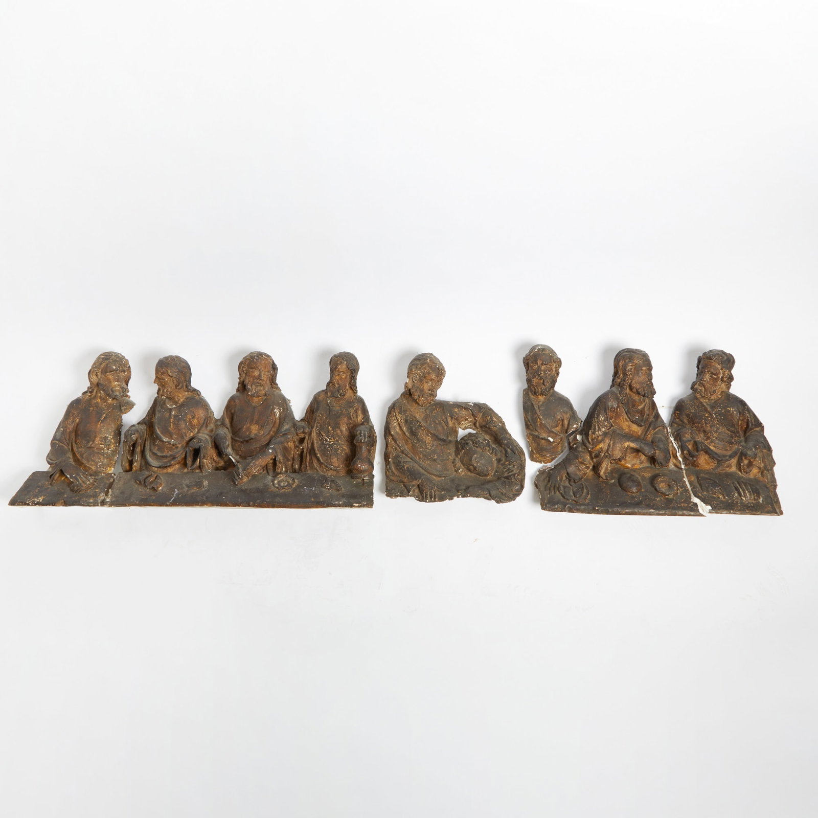 Plaster Group of Figures from the Last Supper (1 of 7)
