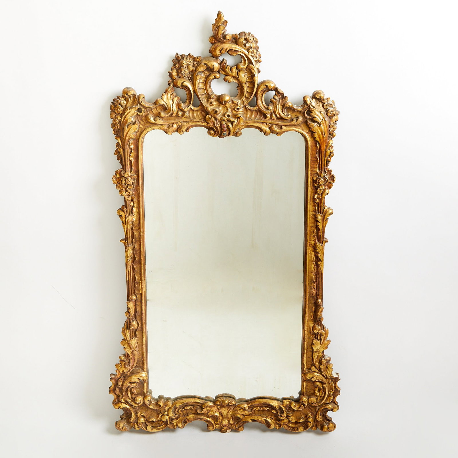 Rococo Style Giltwood Mirror (1 of 3)