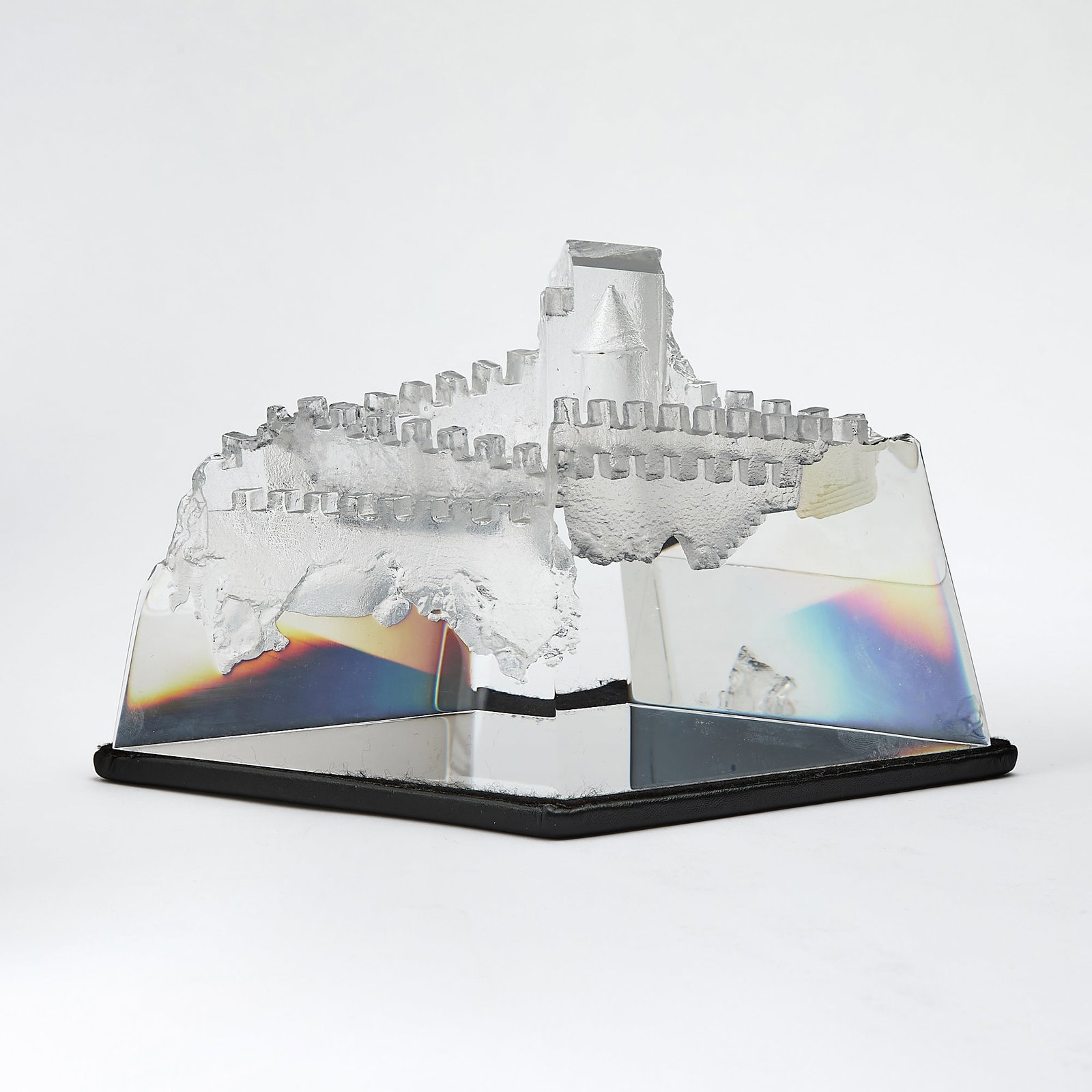 A Steuben Crystal "Castle of Dreams" (1 of 8)