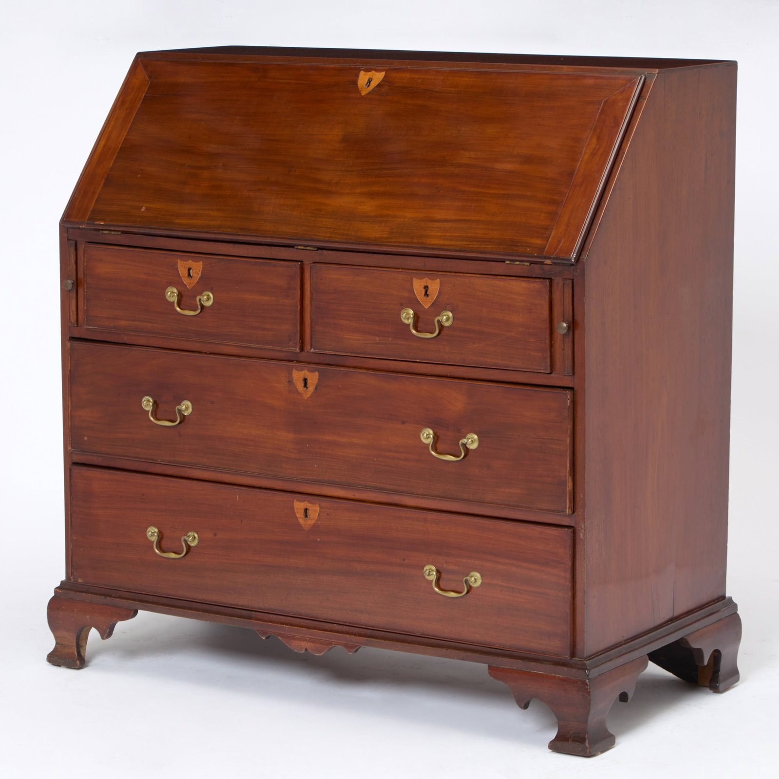George III Mahogany Slant Top Desk (1 of 7)