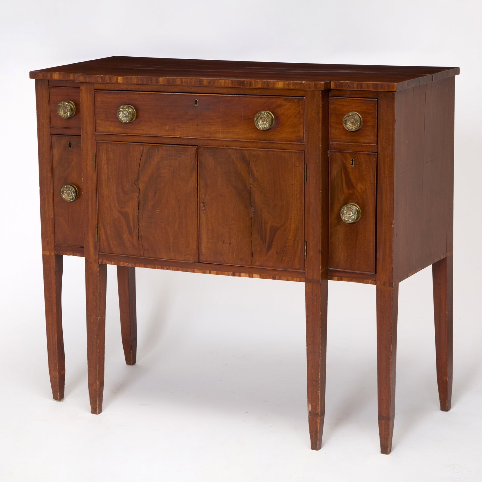 Federal Diminutive Inlaid Mahogany Sideboard (1 of 9)