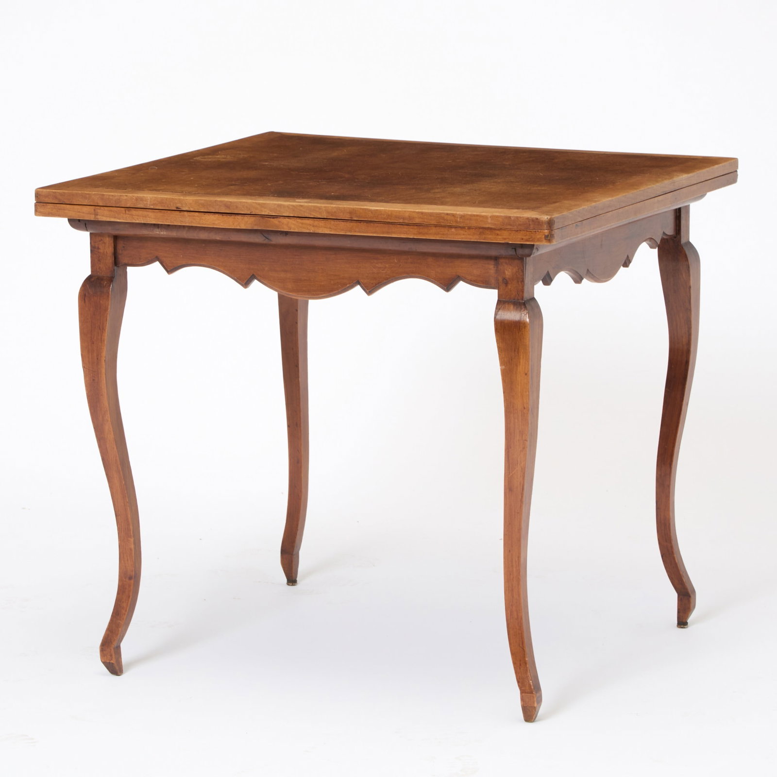 Louis XV Walnut Style Game Table (1 of 5)