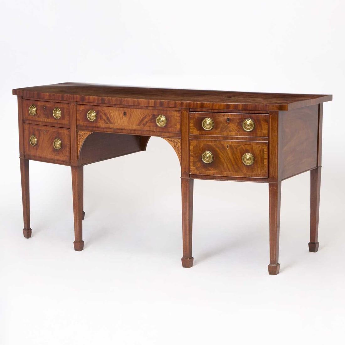 George III Inlaid Mahogany Sideboard (1 of 6)