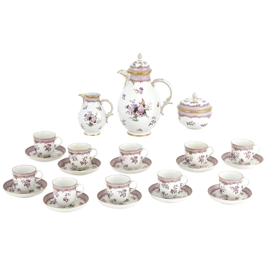 Nymphenburg Porcelain Coffee Service (1 of 3)