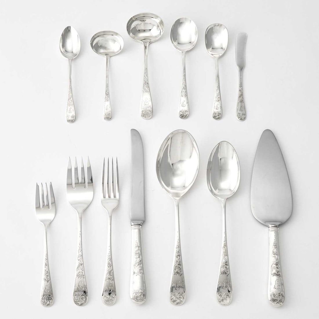 An American Sterling Silver Flatware Service (1 of 3)