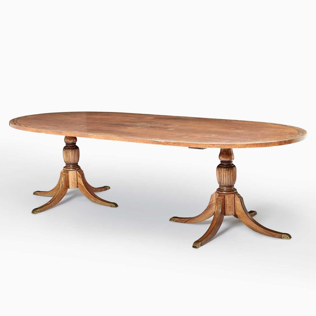 Regency Style Brass Inlaid Mahogany Table (1 of 3)