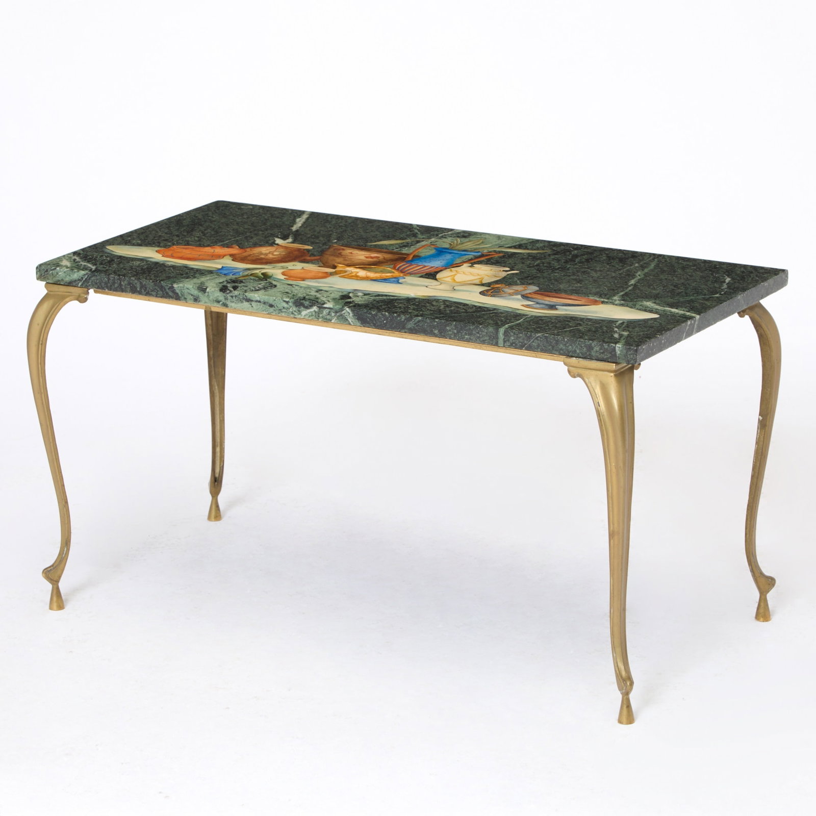 Italian Brass and Marble Coffee Table (1 of 6)