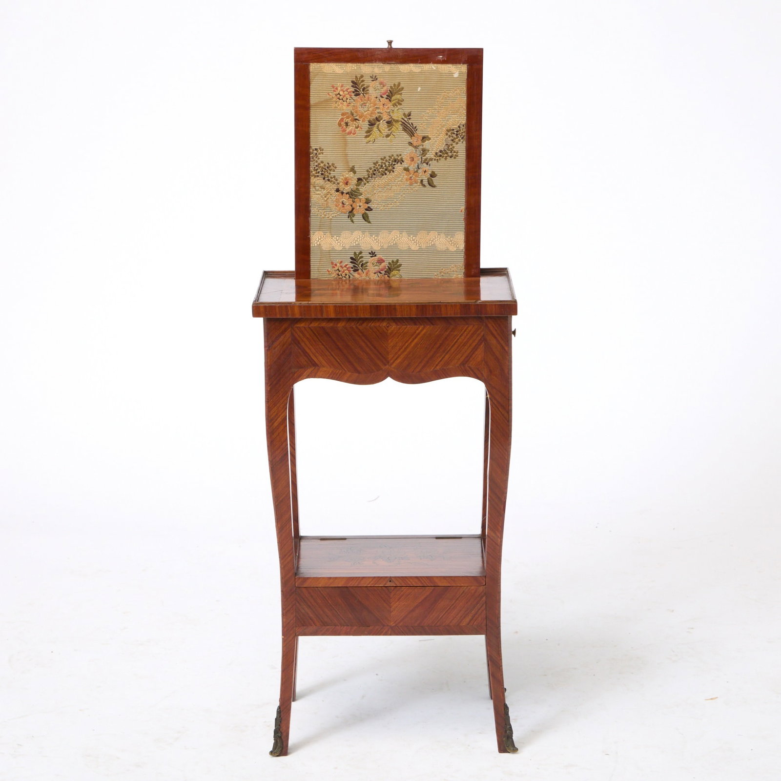 Louis XV/XVI Transitional Style Kingwood Marquetry Writing Table (1 of 4)