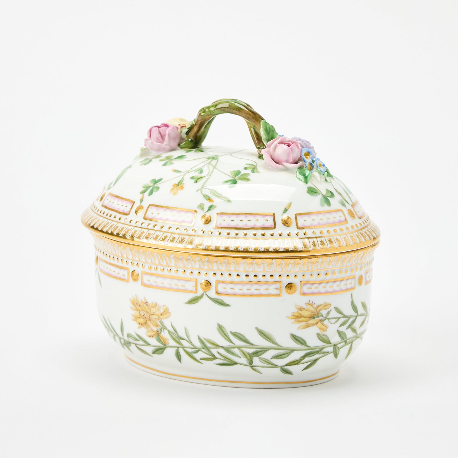 Royal Copenhagen Flora Danica Porcelain Sugar Bowl (1 of 6)