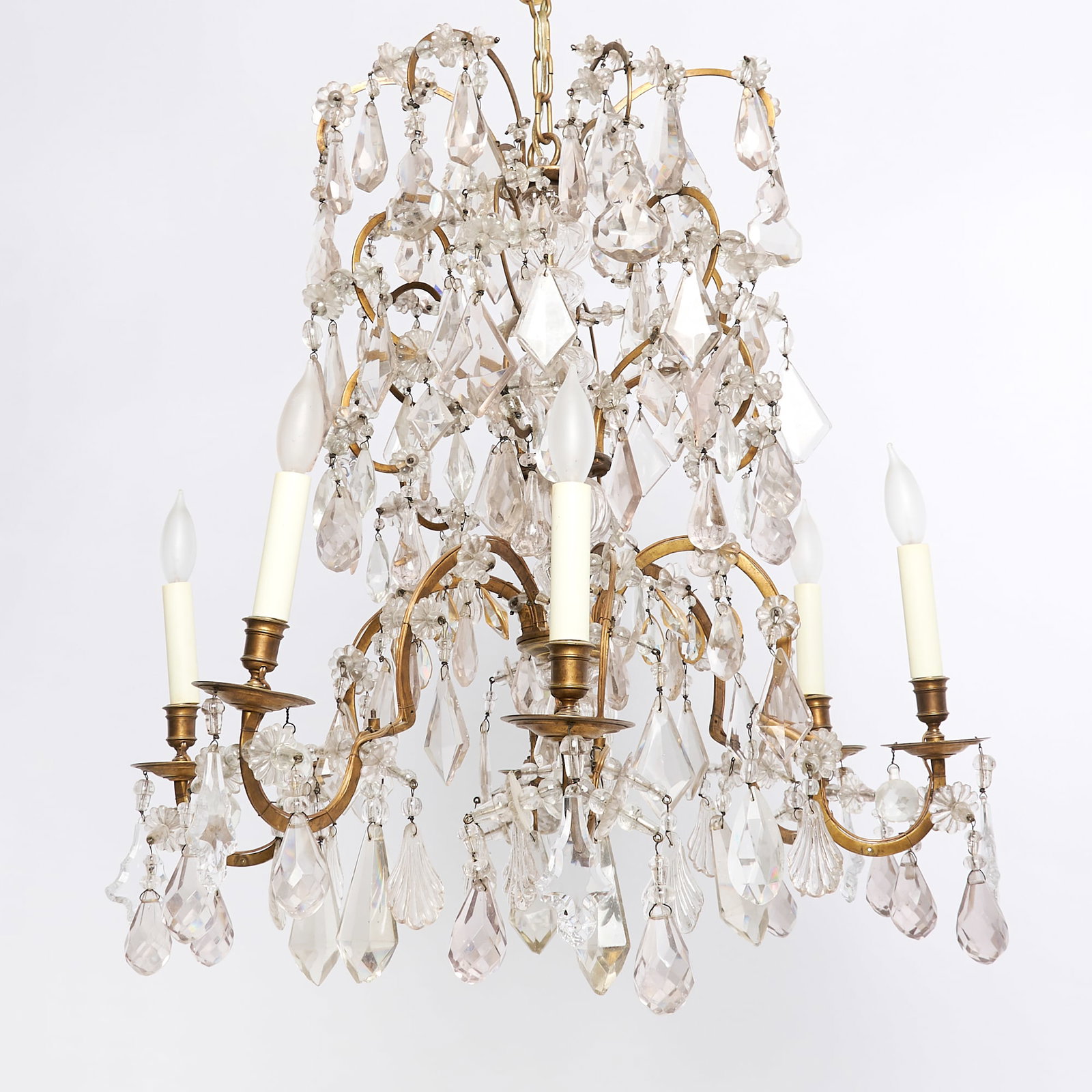Louis XV Style Six-Light Chandelier (1 of 3)