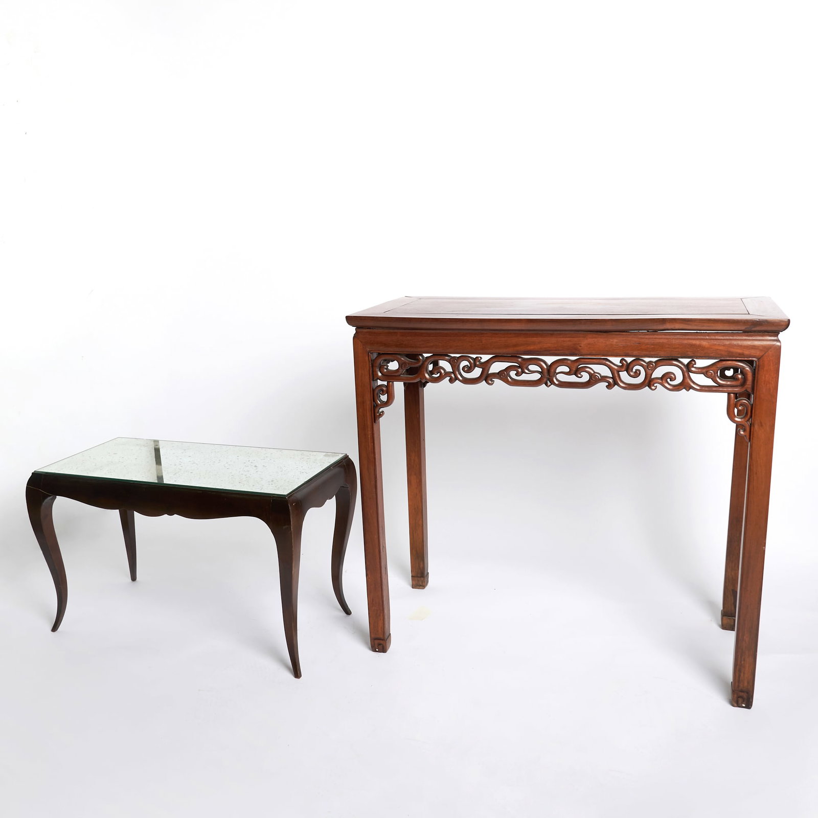 Pair of Chinese Hardwood Tables (1 of 6)
