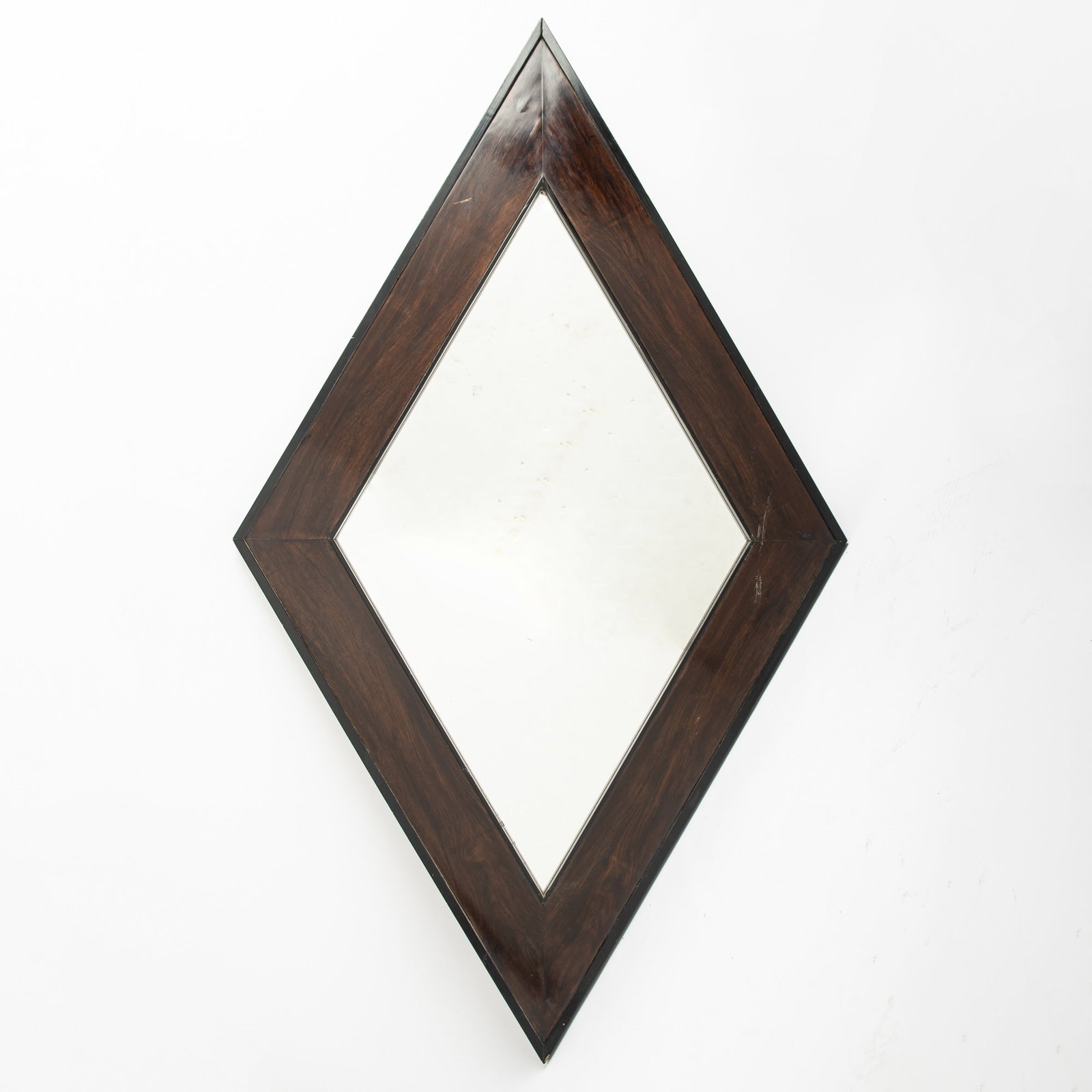 Art Deco Style Mahogany and Part-Ebonized Framed Mirror (1 of 3)