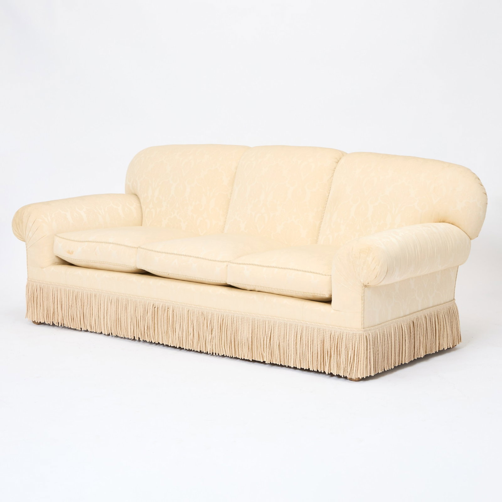 Pair of Silk Upholstered Sofas - 3