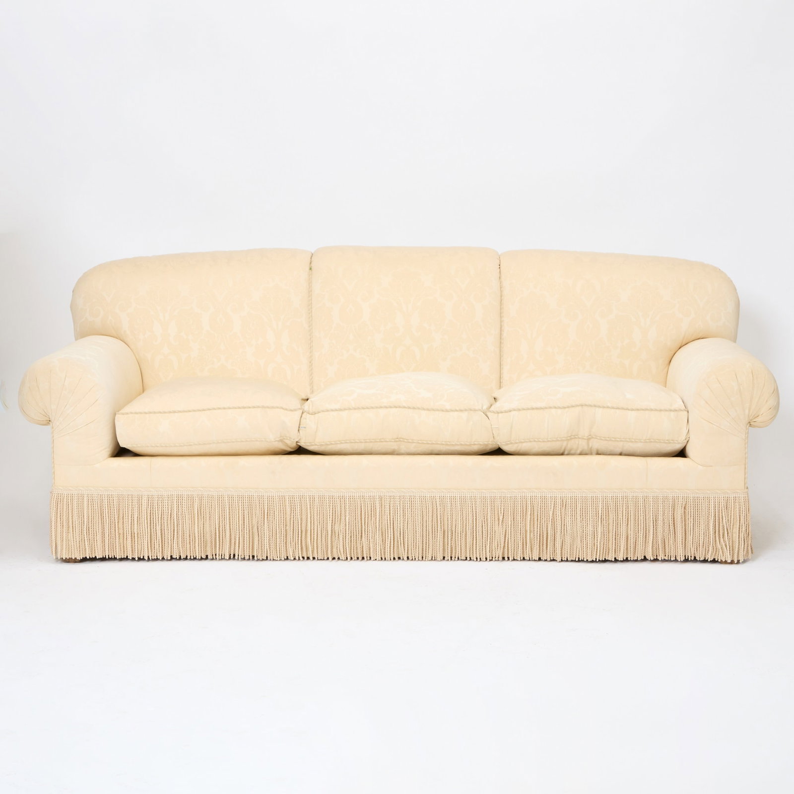 Pair of Silk Upholstered Sofas - 5