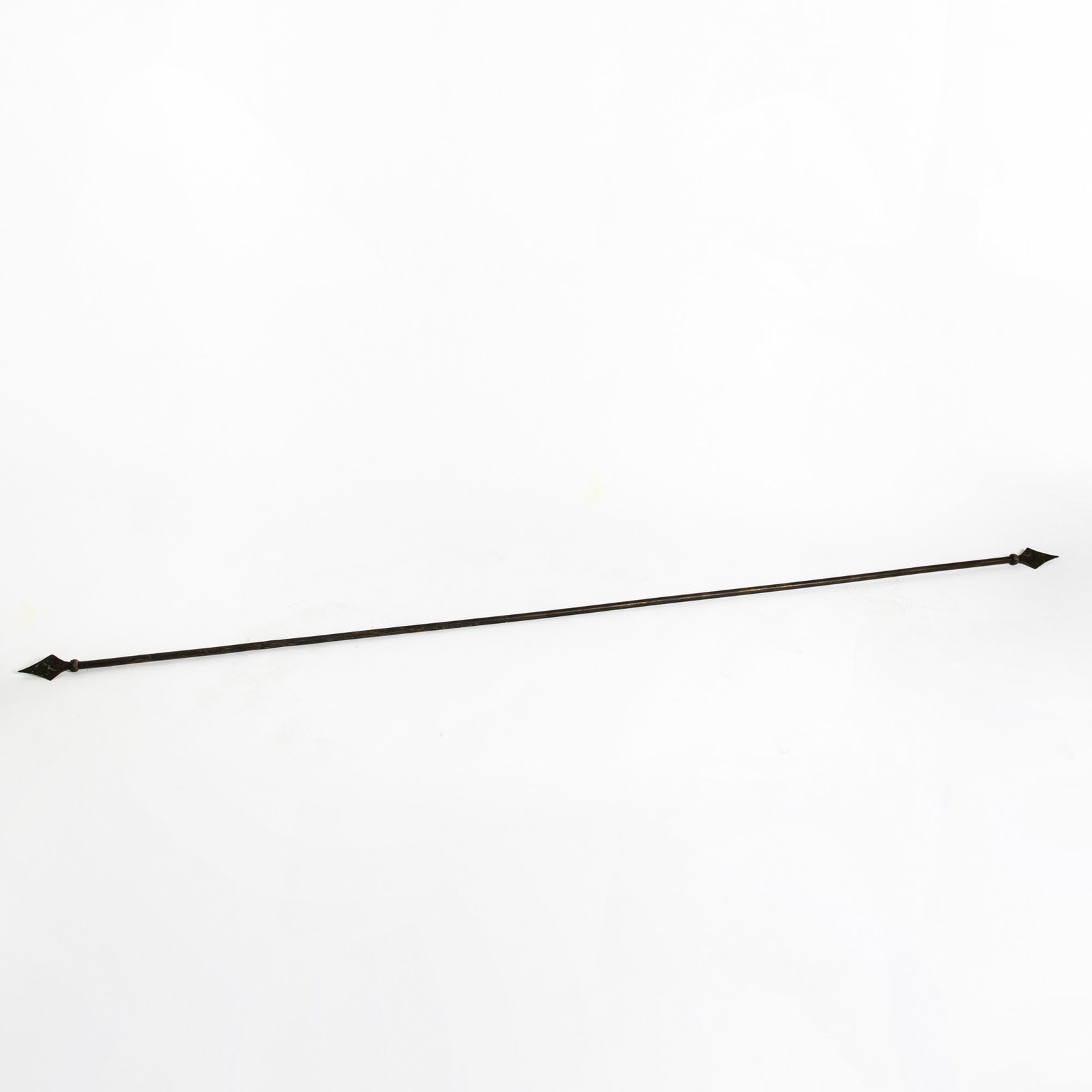 Iron Curtain Rod: Length 107 inches