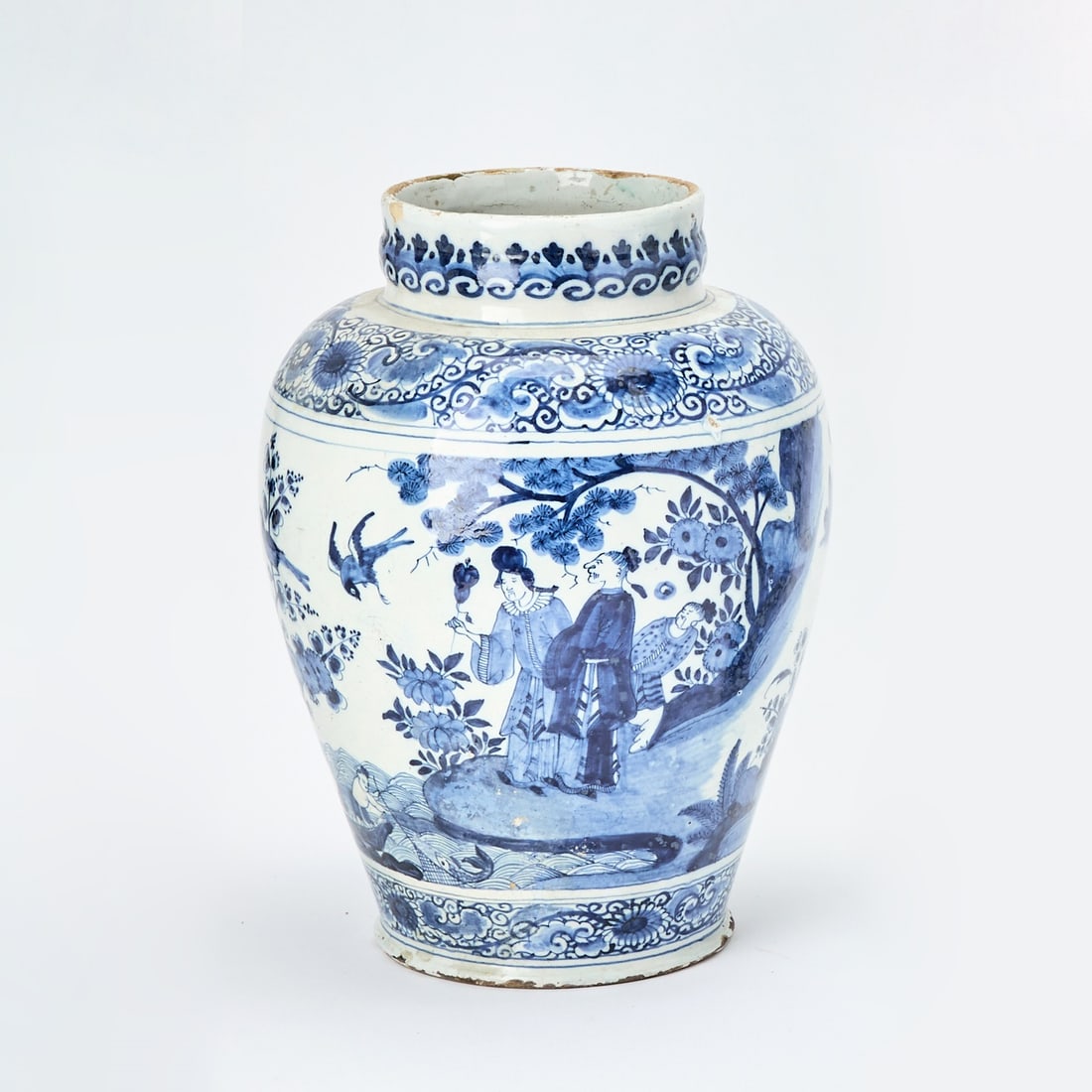 Delft Blue and White Jardiniere (1 of 4)