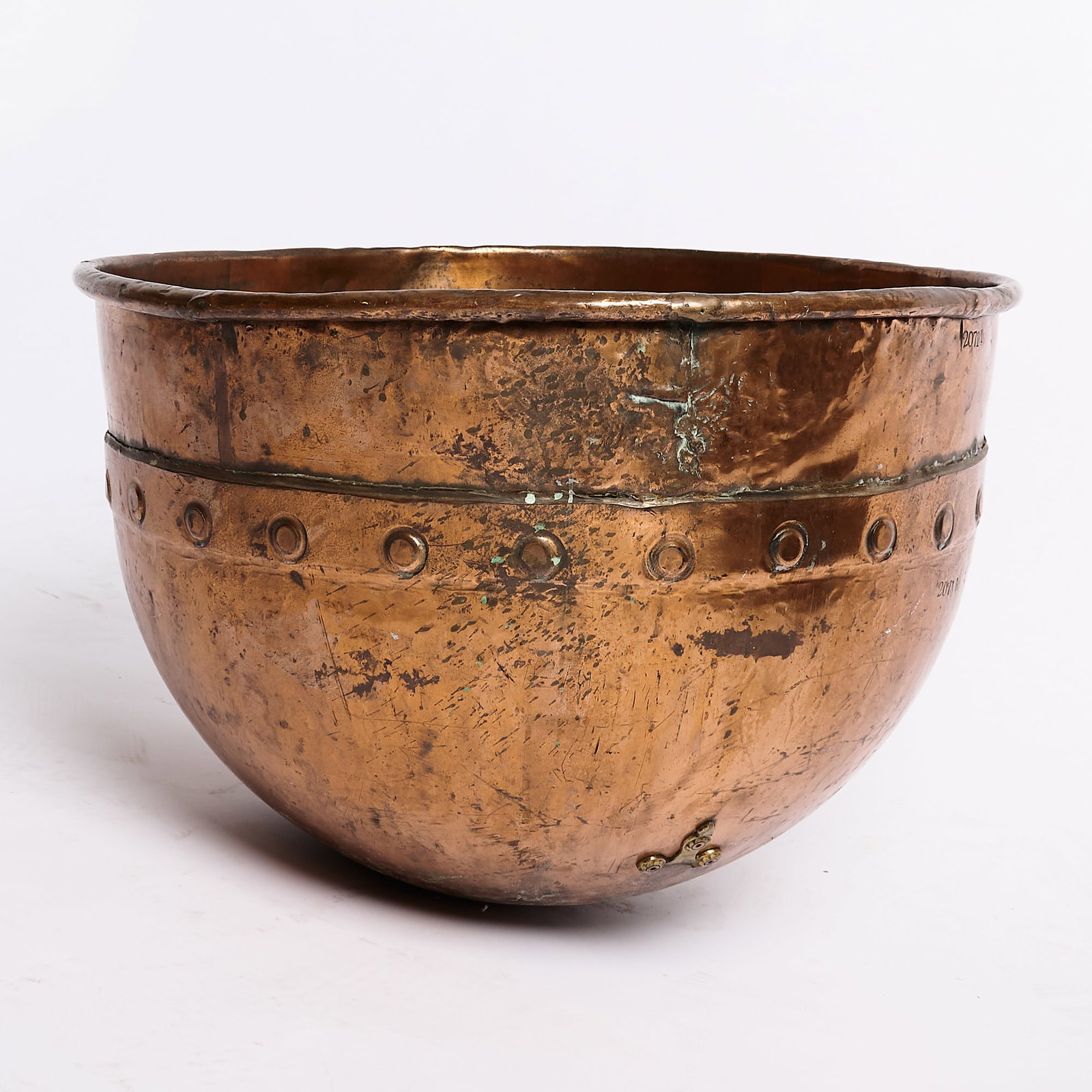 Copper Log Holder - 2