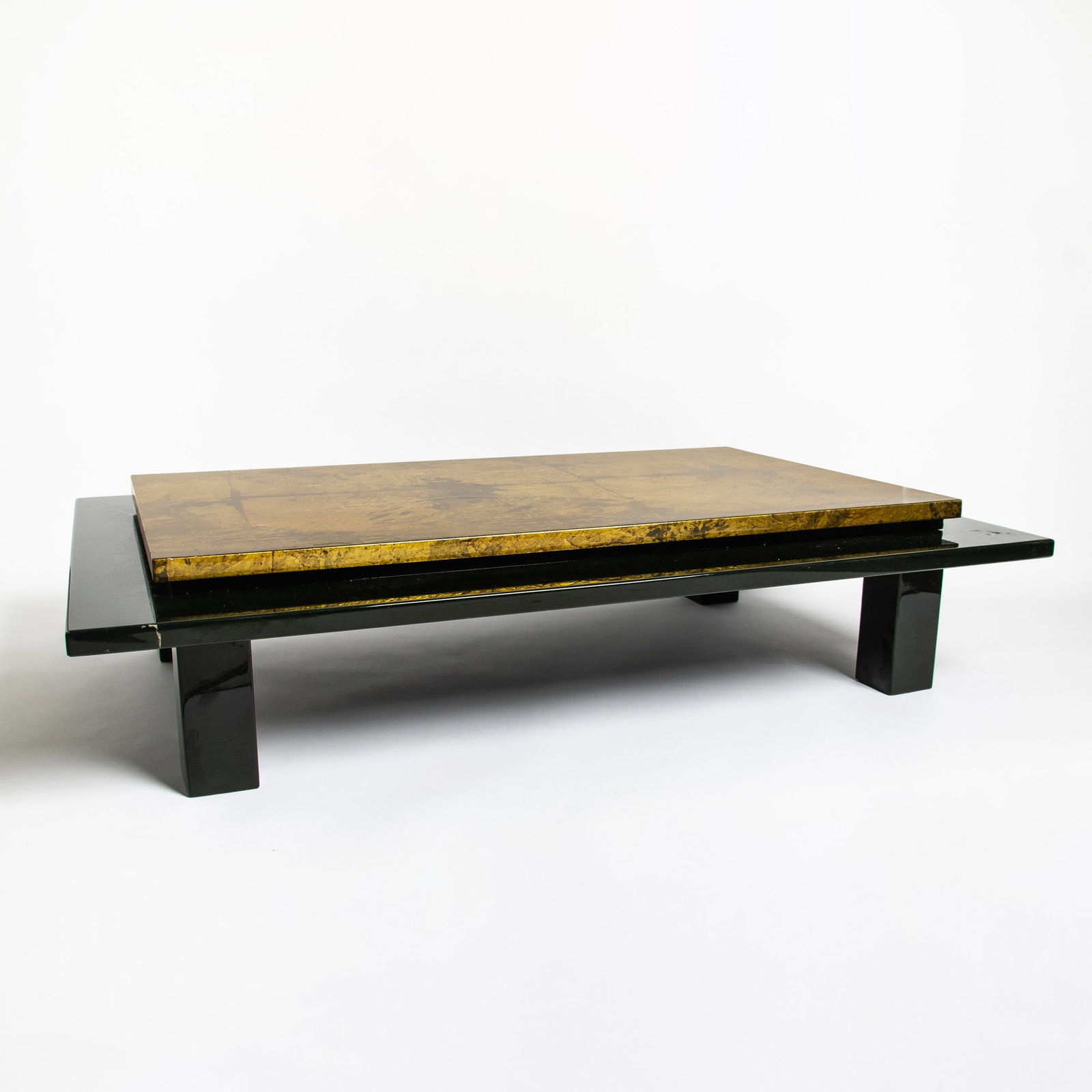Chinese Style Black Lacquer Coffee Table (1 of 5)