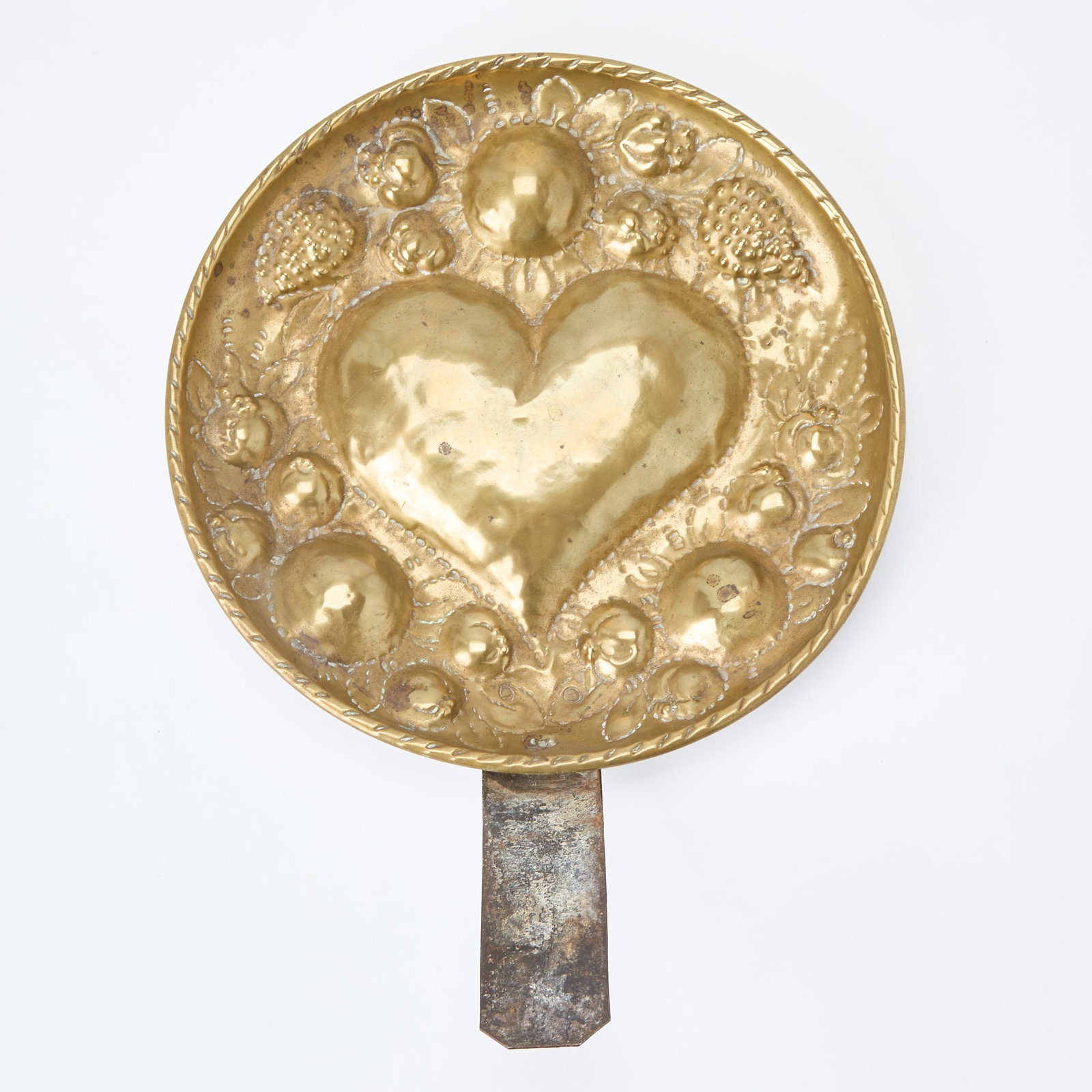 Dutch Brass Candle Plate Light (1 of 3)